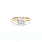 Anillo de compromiso Brillante Oro amarillo