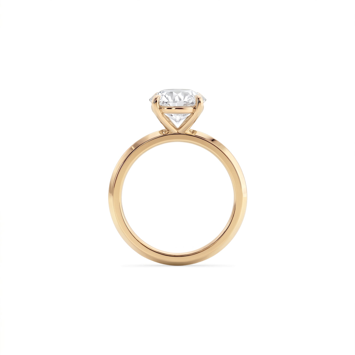 Anillo de compromiso Brillante Oro amarillo