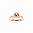 Anillo de compromiso Brillante Oro amarillo