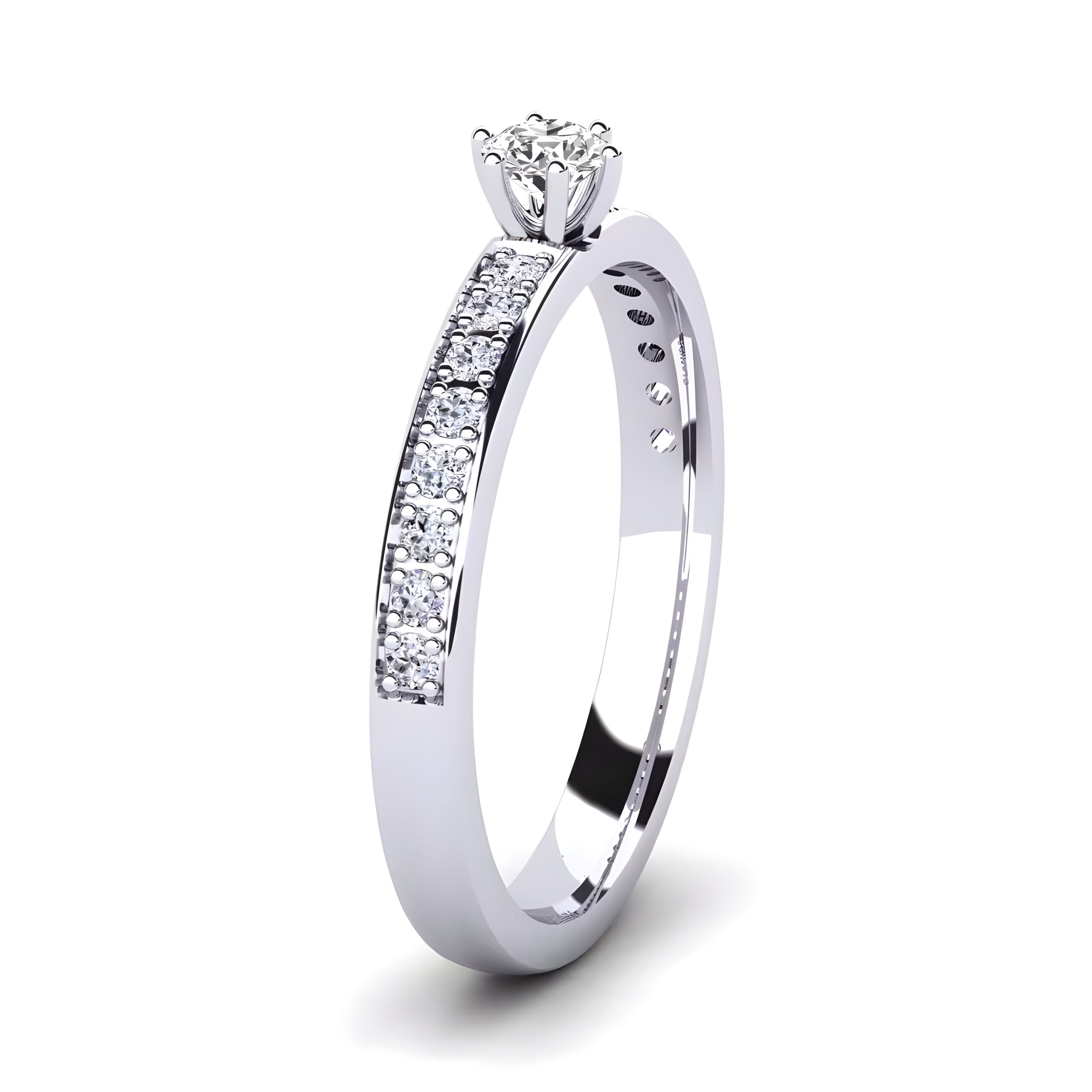Anillo de compromiso Eternum Plata