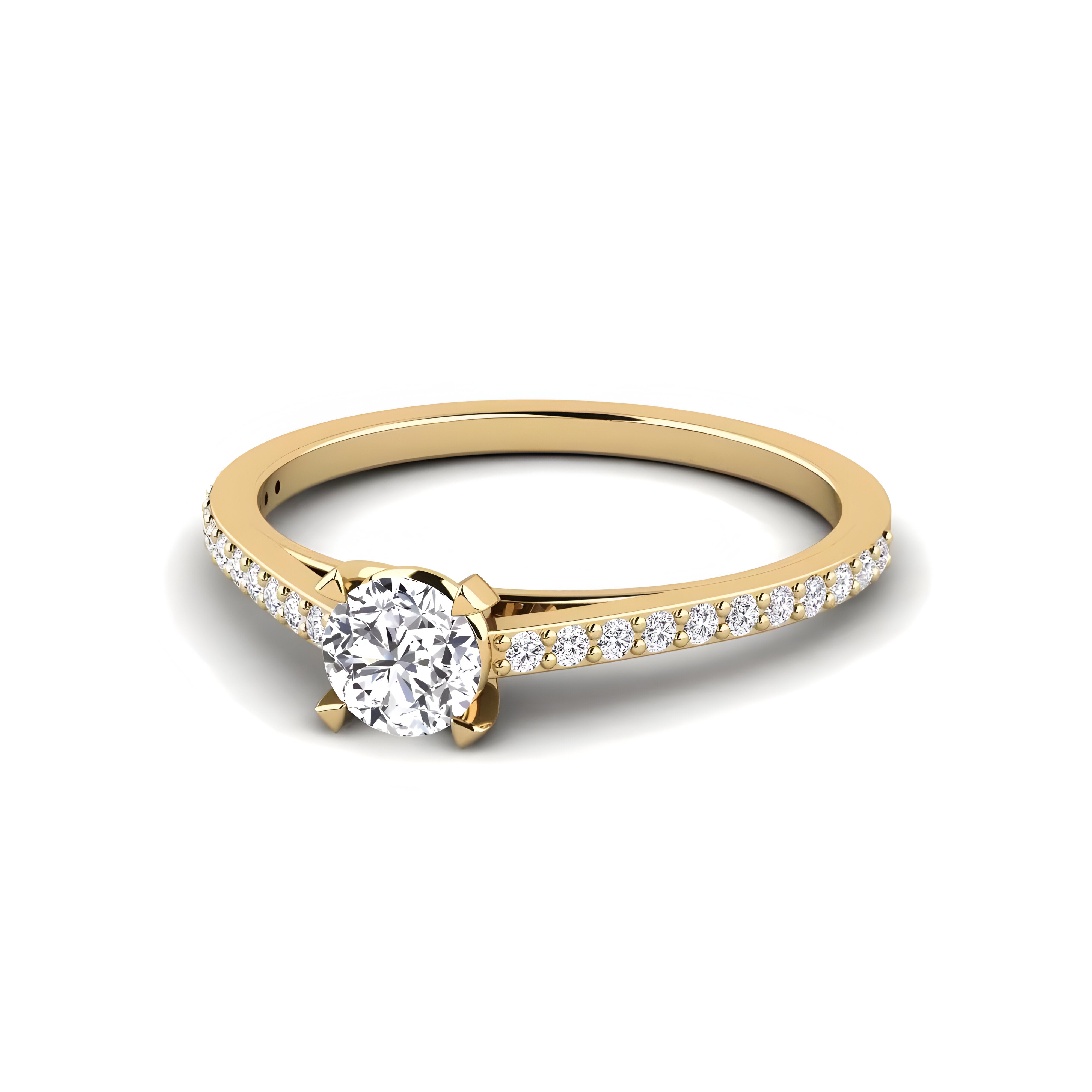 Anillo de compromiso Love 14K.