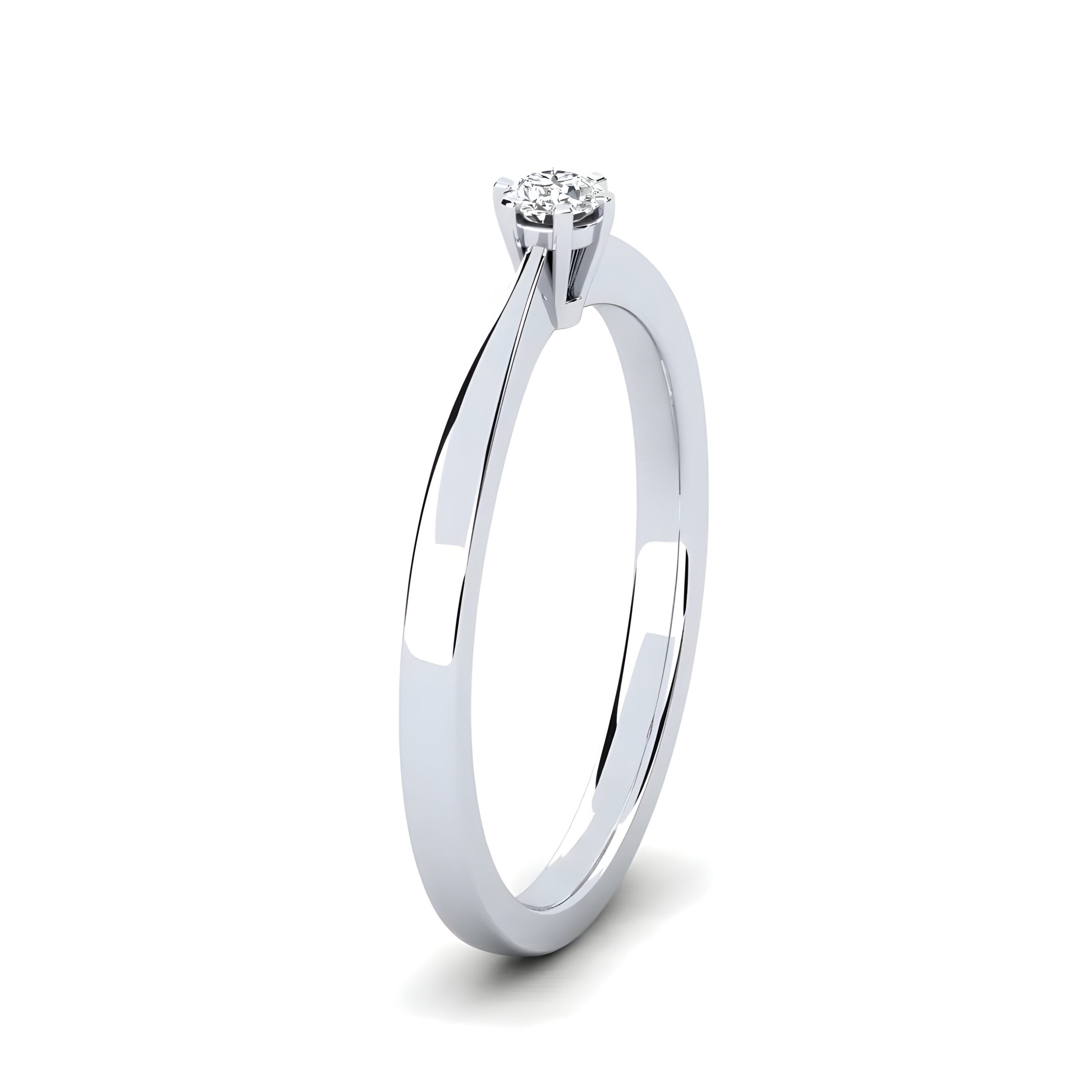 Anillo de compromiso Andromeda oro 14K.