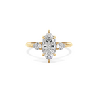 Trinity Marquise  gold