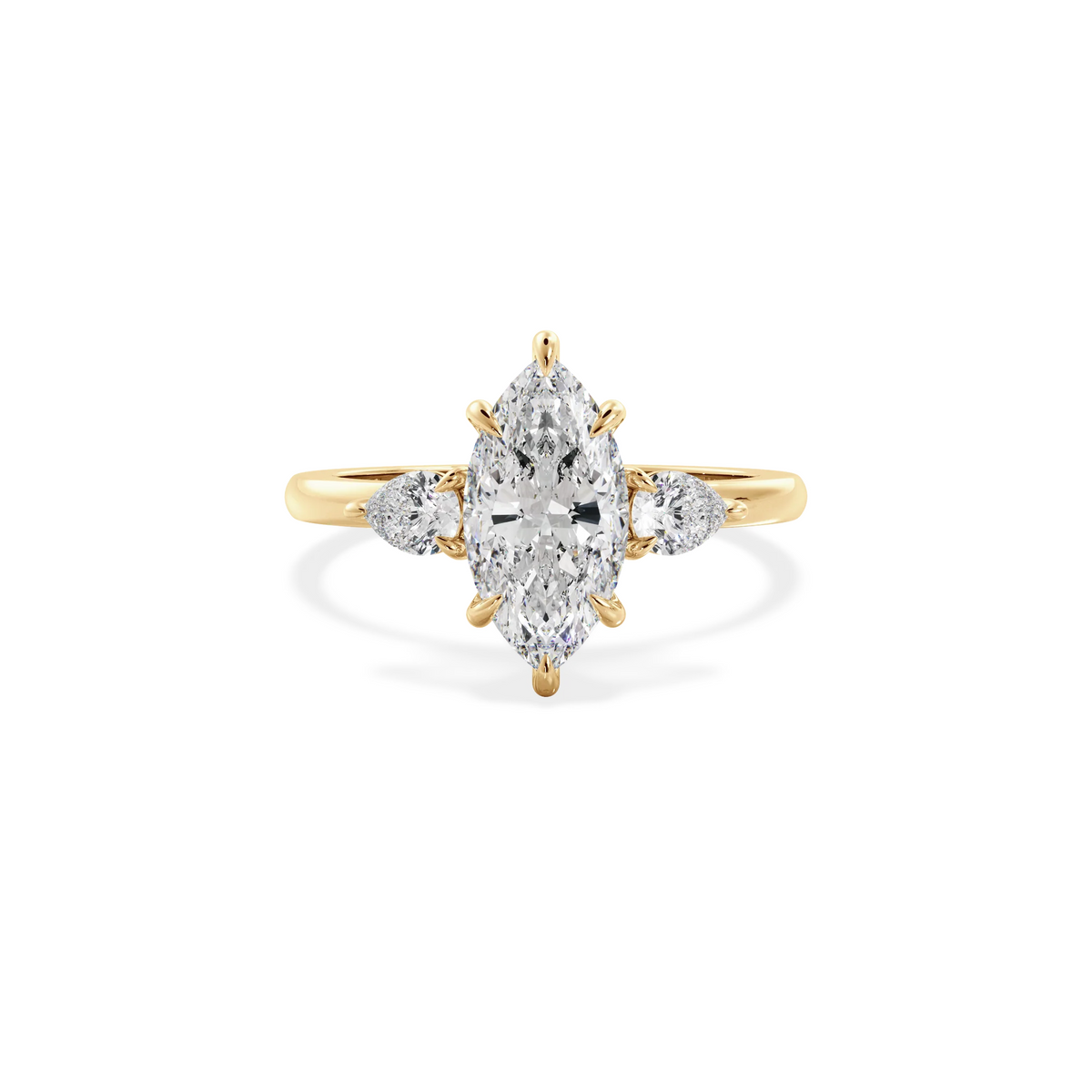 Trinity Marquise  gold