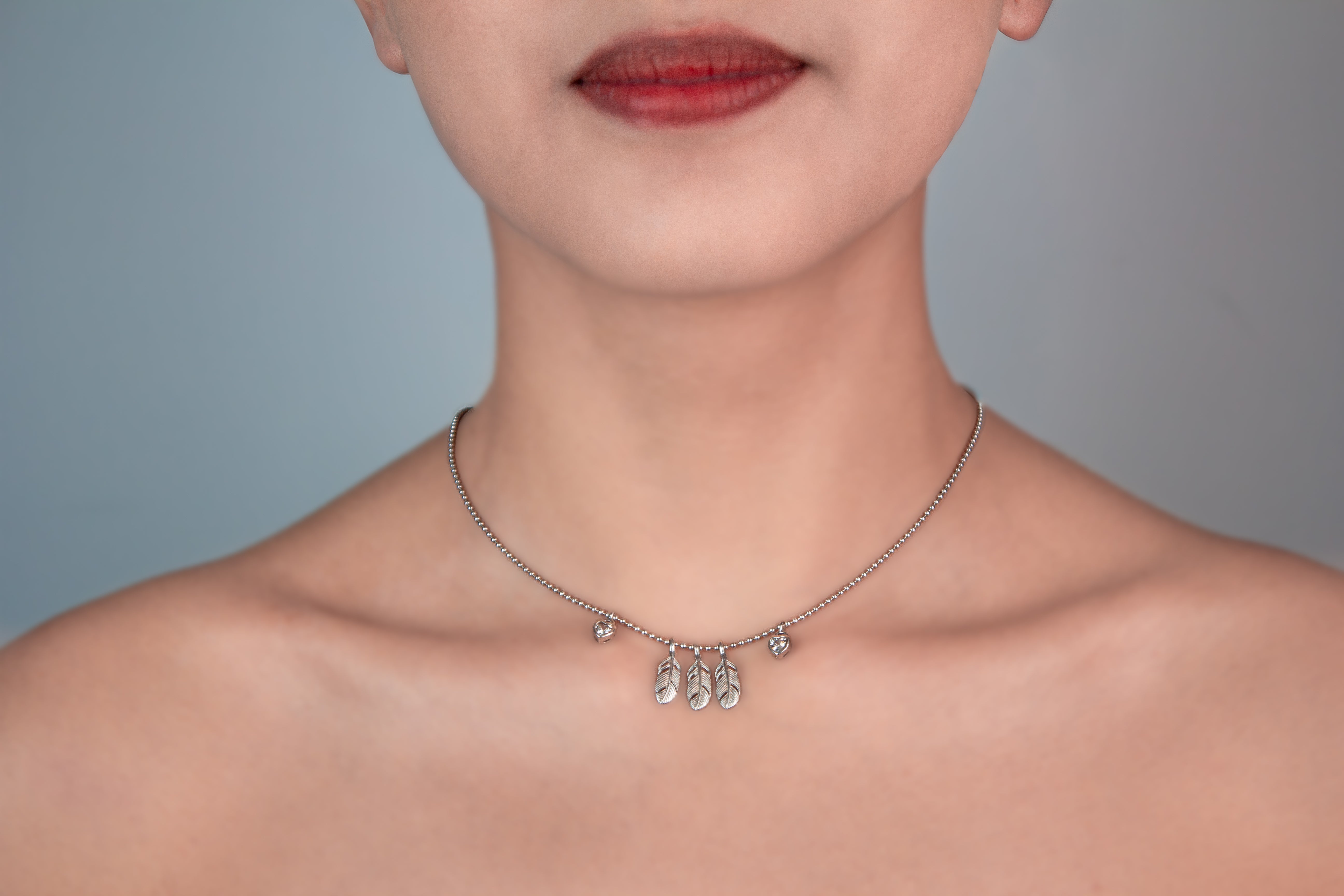 Gargantilla de Plumitas