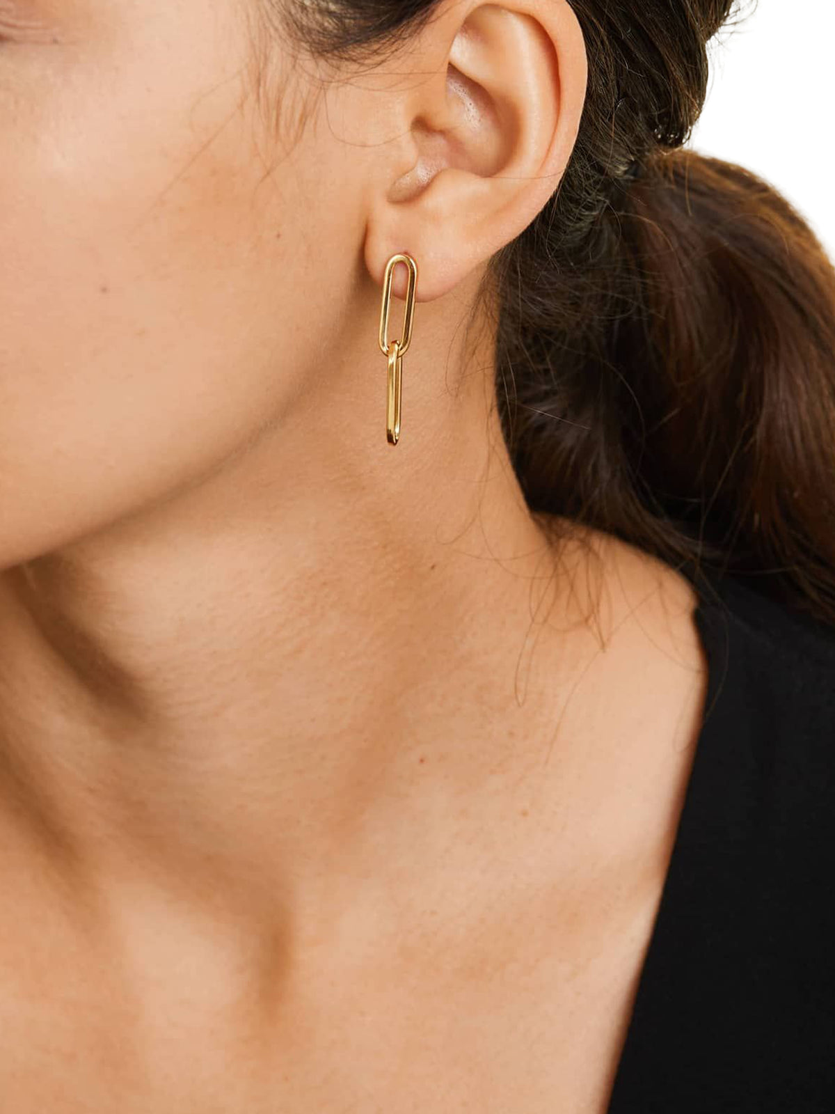 Paper-clip Earing