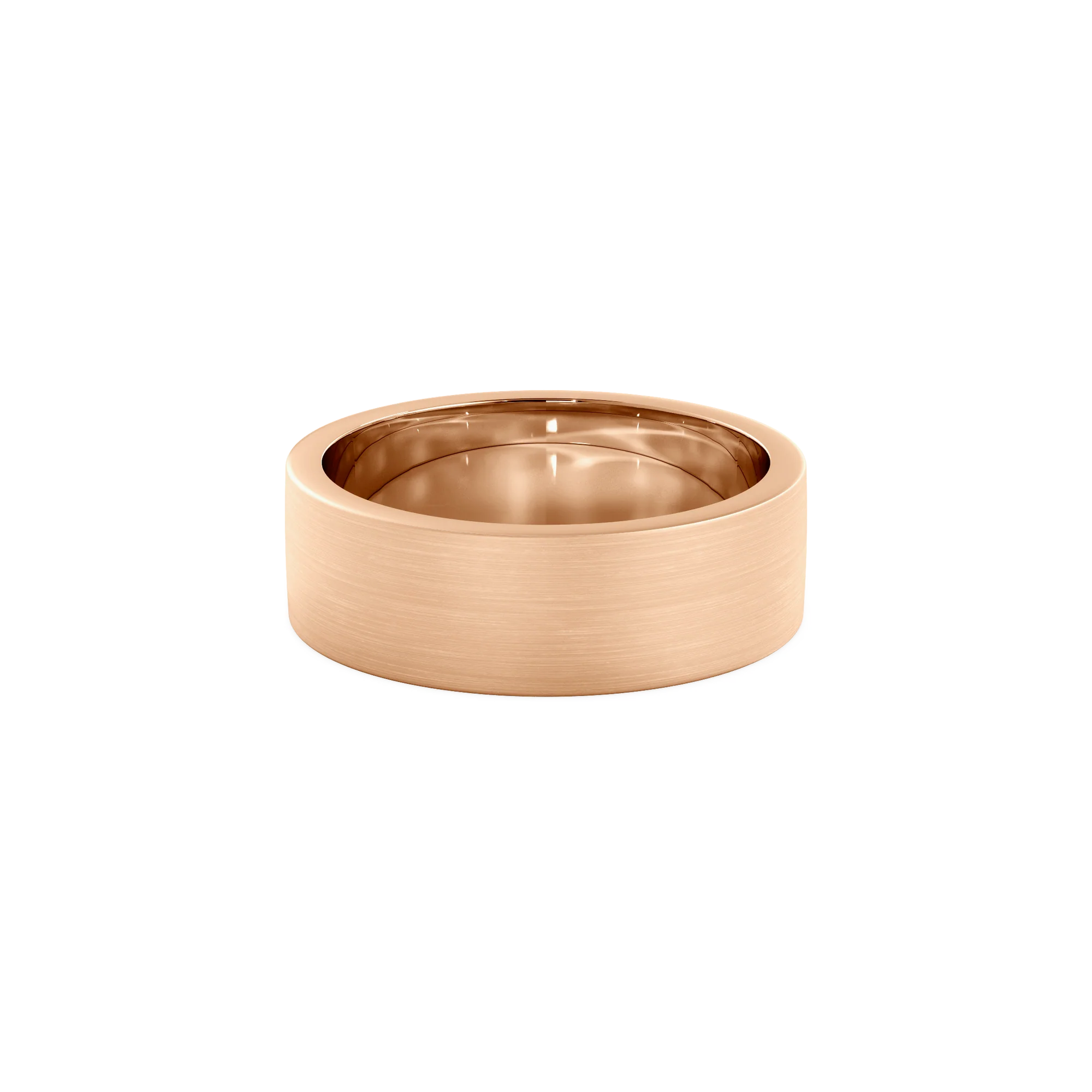 Anillo Lite rose gold 6mm Matte