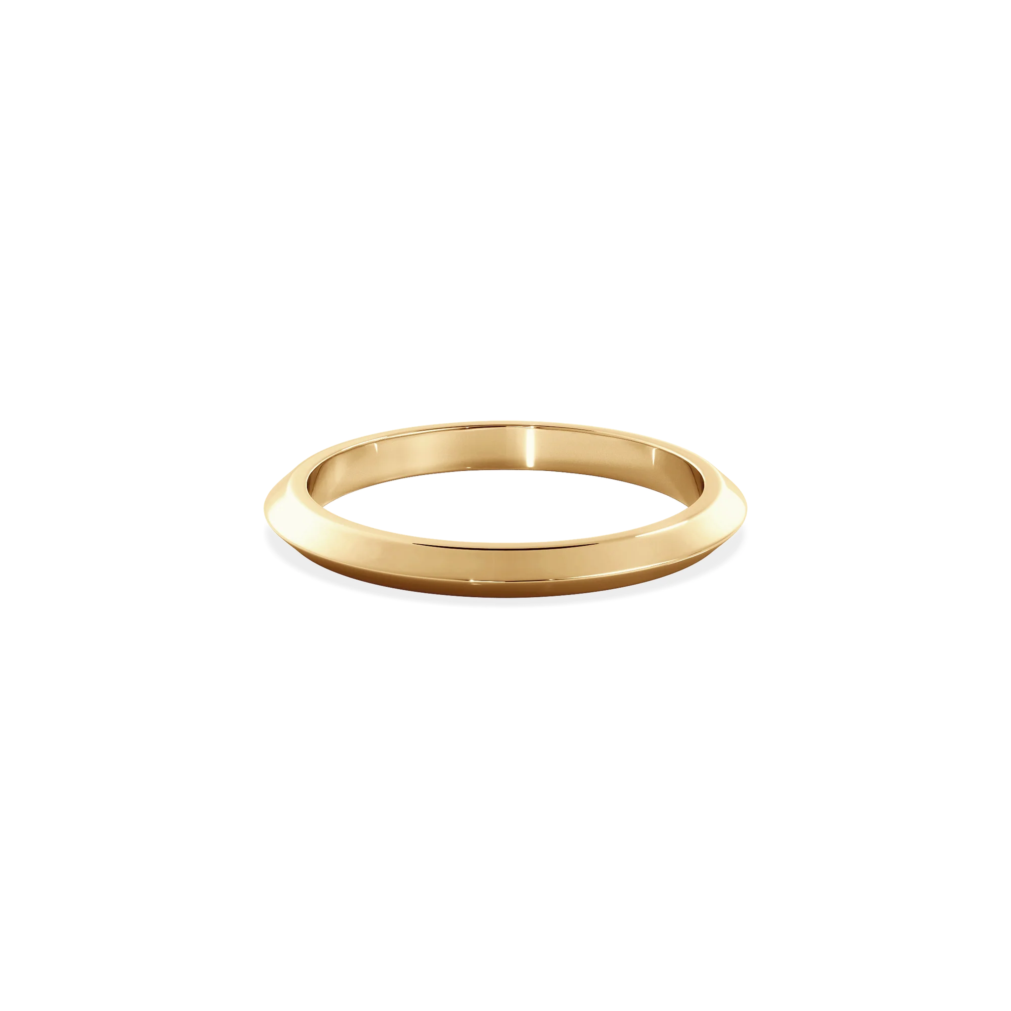 Anillo Lite gold dos aguas 2mm Bright