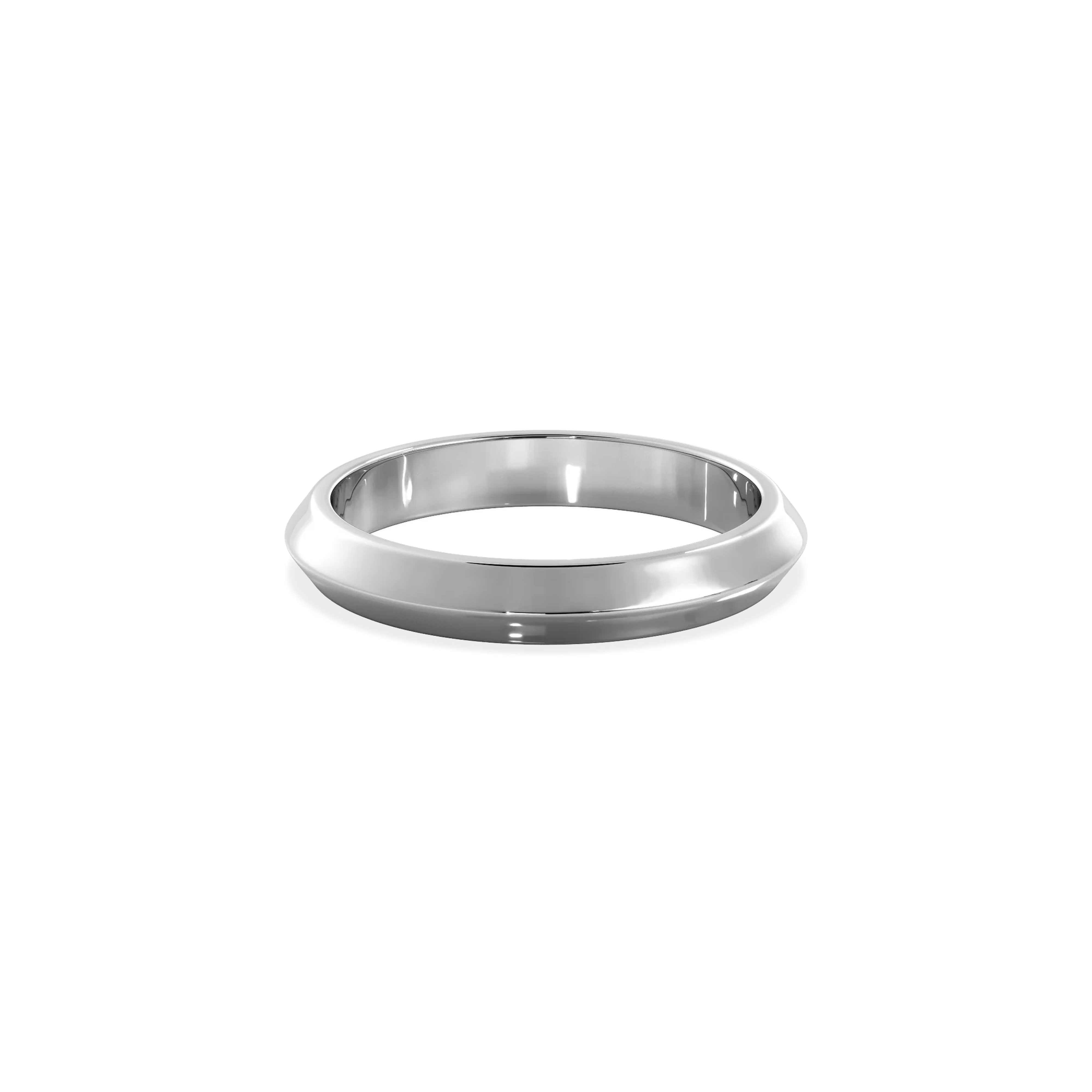 Anillo Lite dos aguas Silver 3mm Bright
