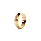 Anillo Lite gold dos aguas 5mm Bright