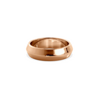 Anillo Lite dos aguas rose gold 5mm Bright