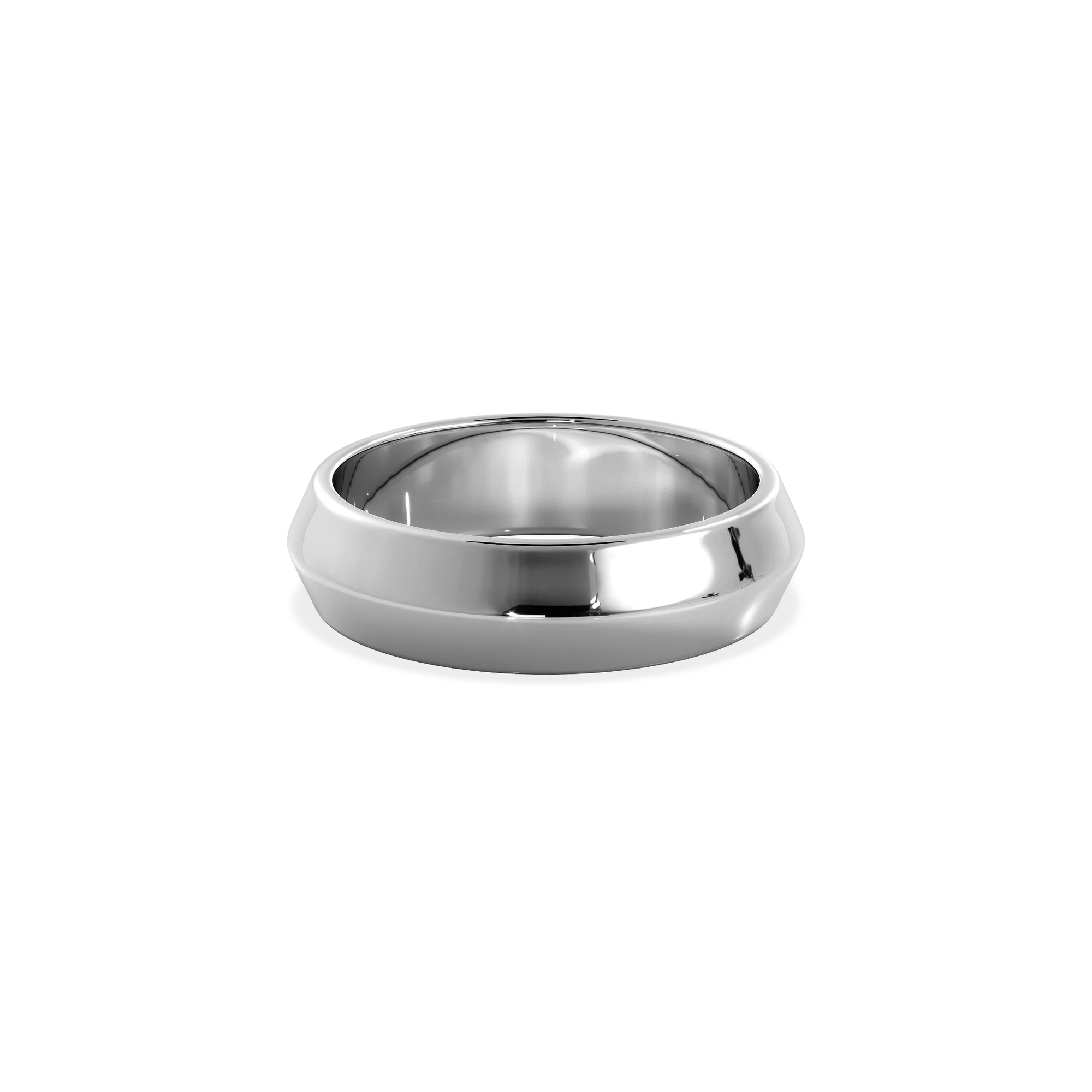 Anillo Lite dos aguas Silver 5mm Bright