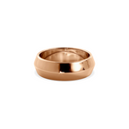 Anillo Lite dos aguas rose gold 6mm Bright