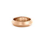 Anillo Lite dos aguas rose gold 5mm matte