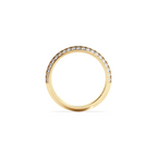 Anillo Lite dos aguas gold con  pavé