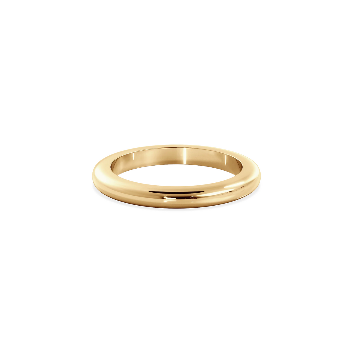 Anillo Classy Gold 2mm Bright