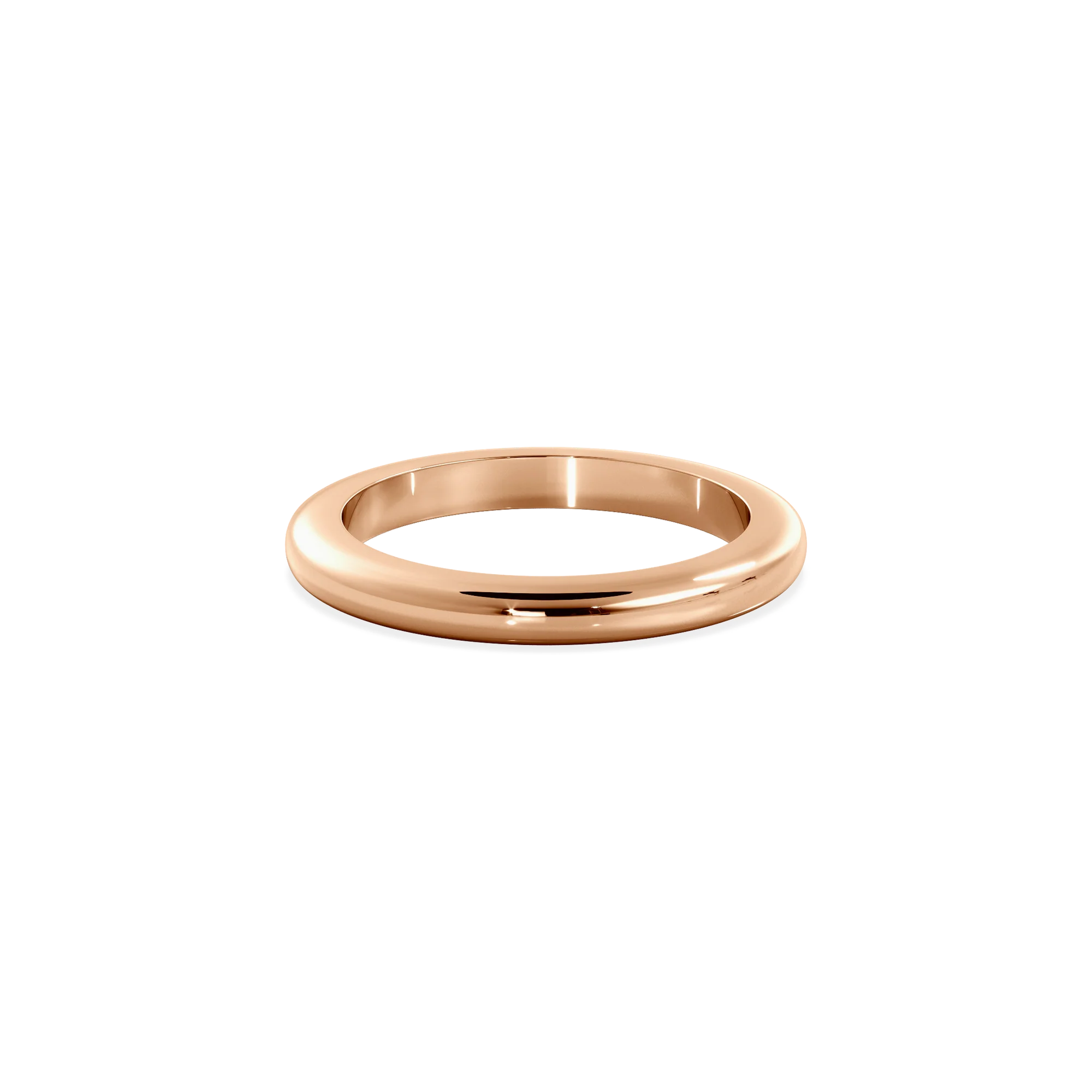 Anillo Classy rose gold 2mm Bright