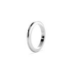 Anillo Classy white gold 2mm Bright