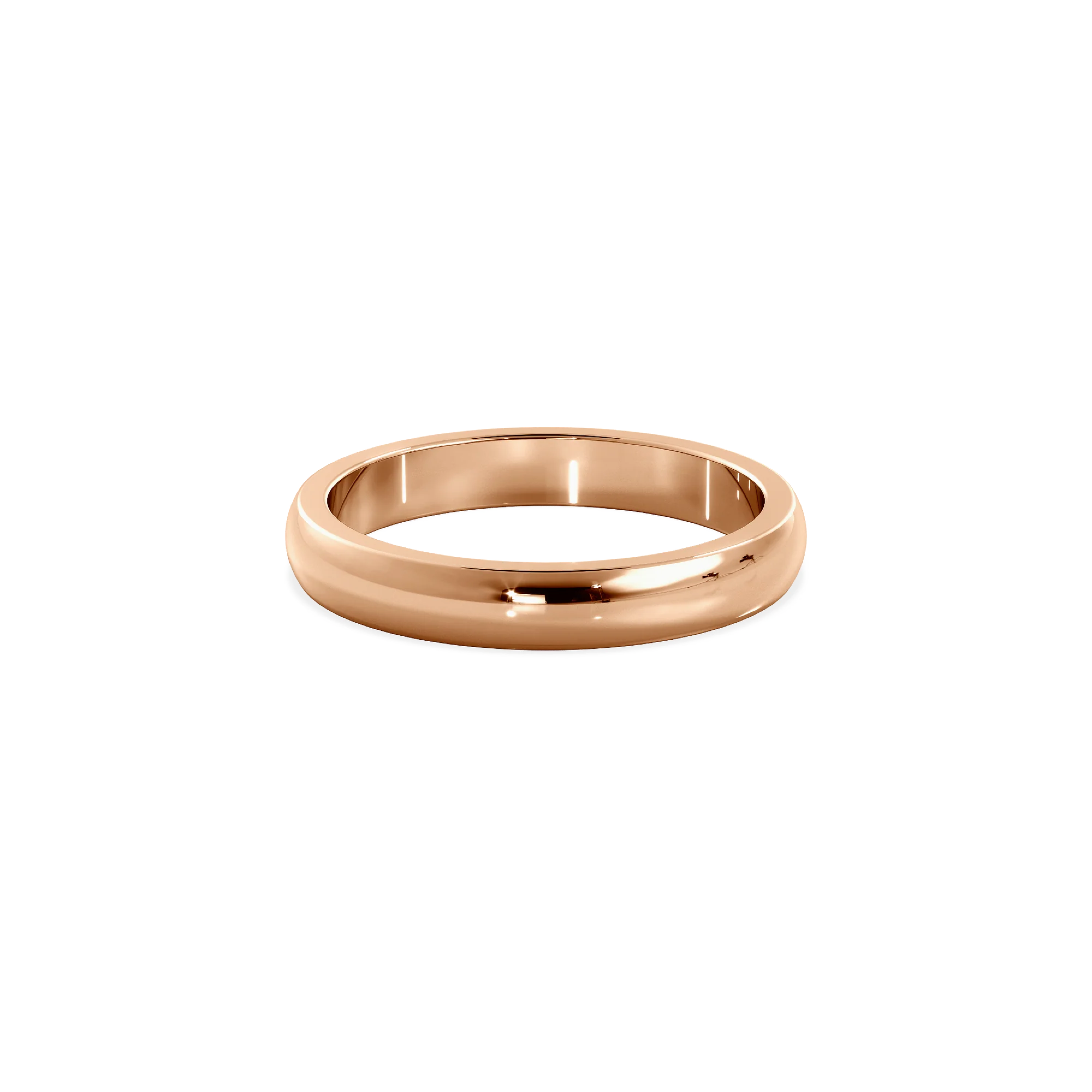 Anillo Classy rose gold 3mm Bright