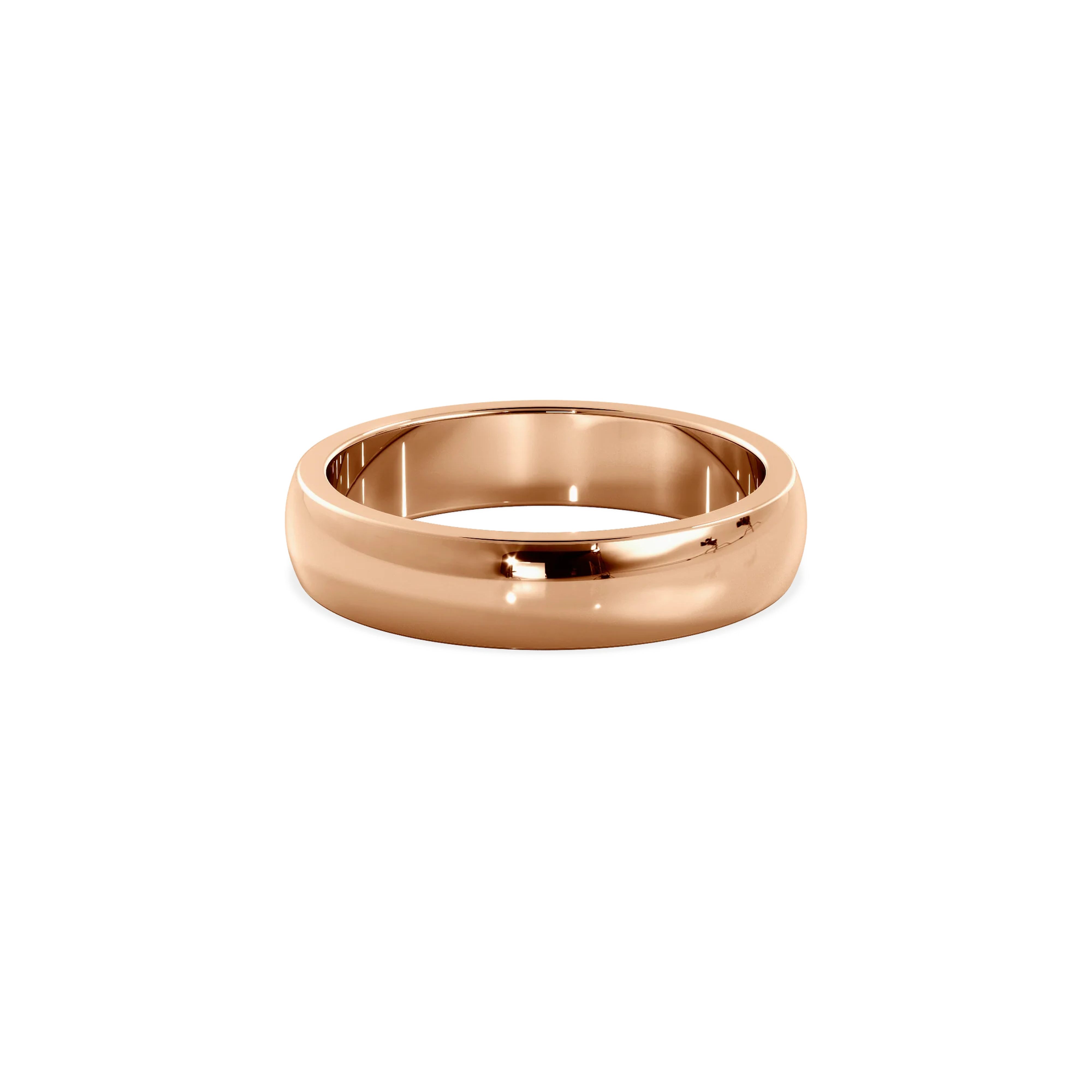Anillo Classy rose gold 4mm Bright