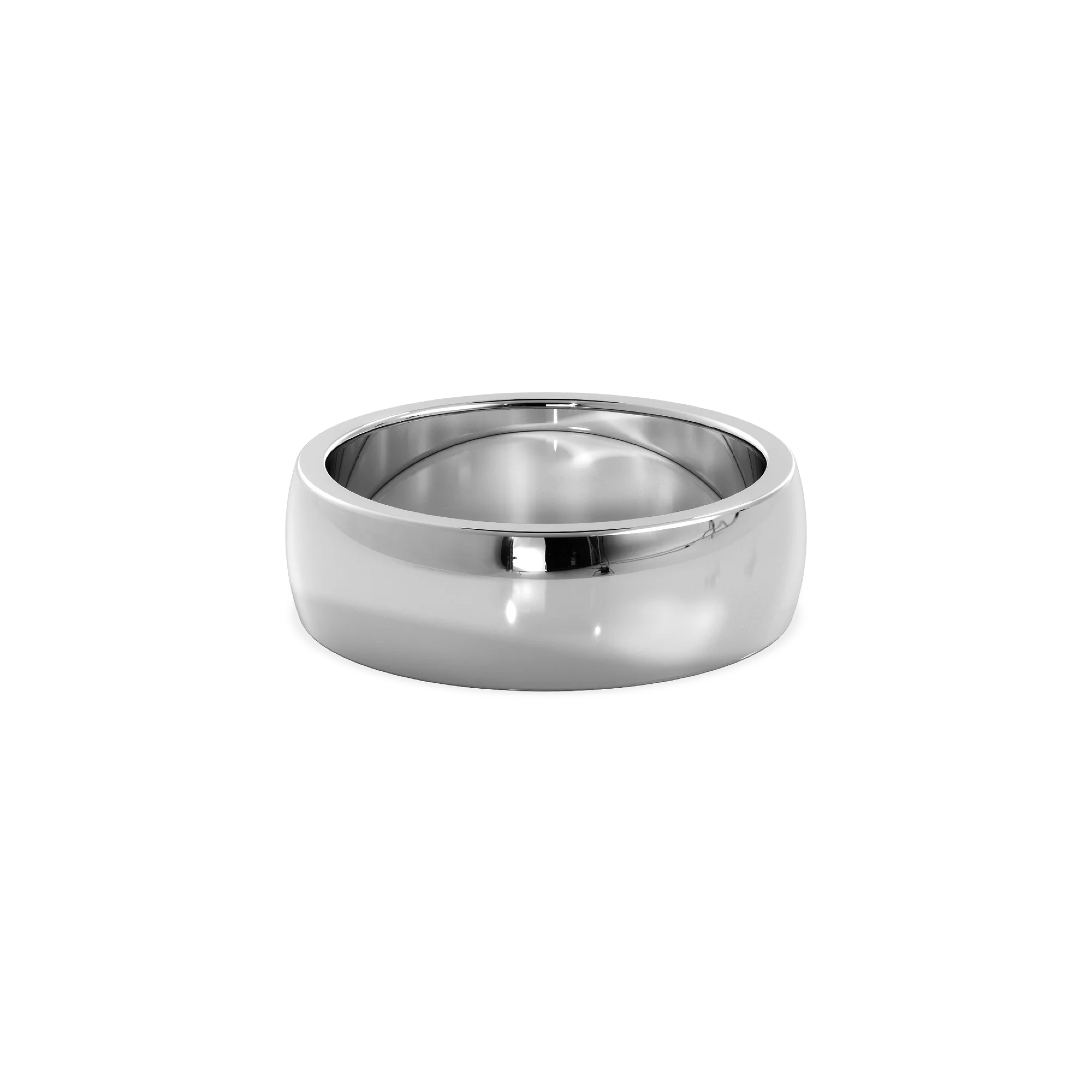 Anillo Classy white gold 5mm Bright