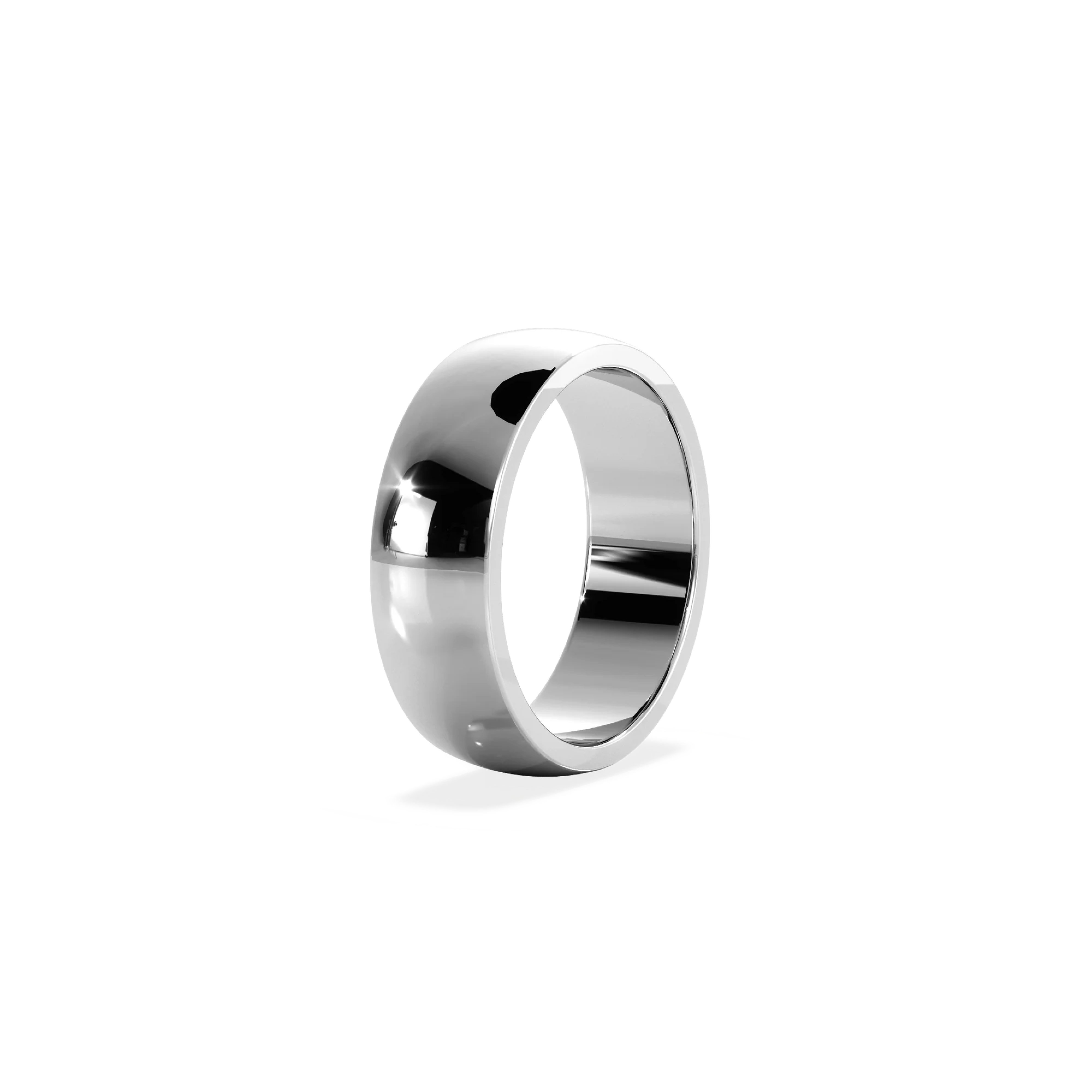 Anillo Classy white gold 5mm Bright