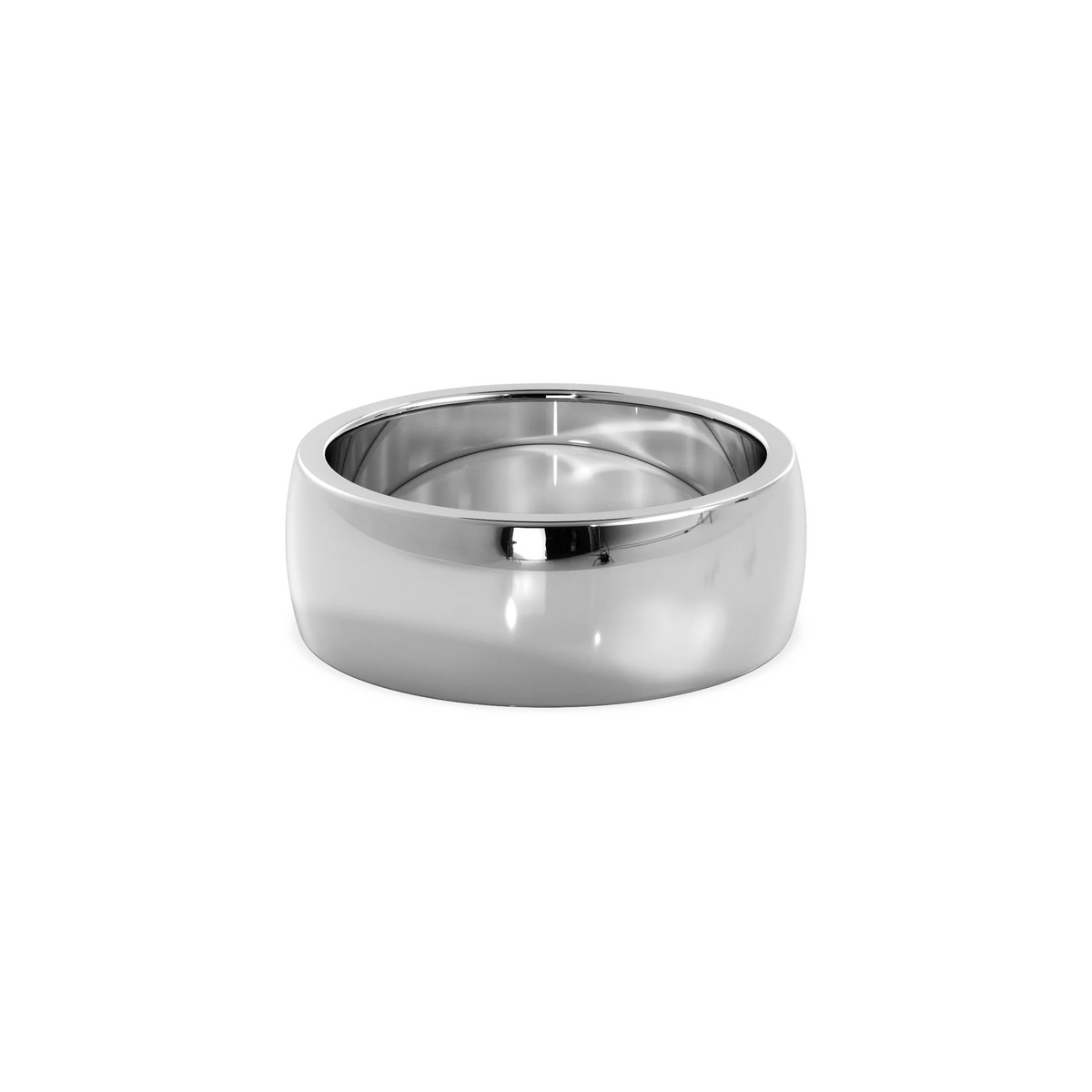 Anillo Classy white gold 6mm Bright