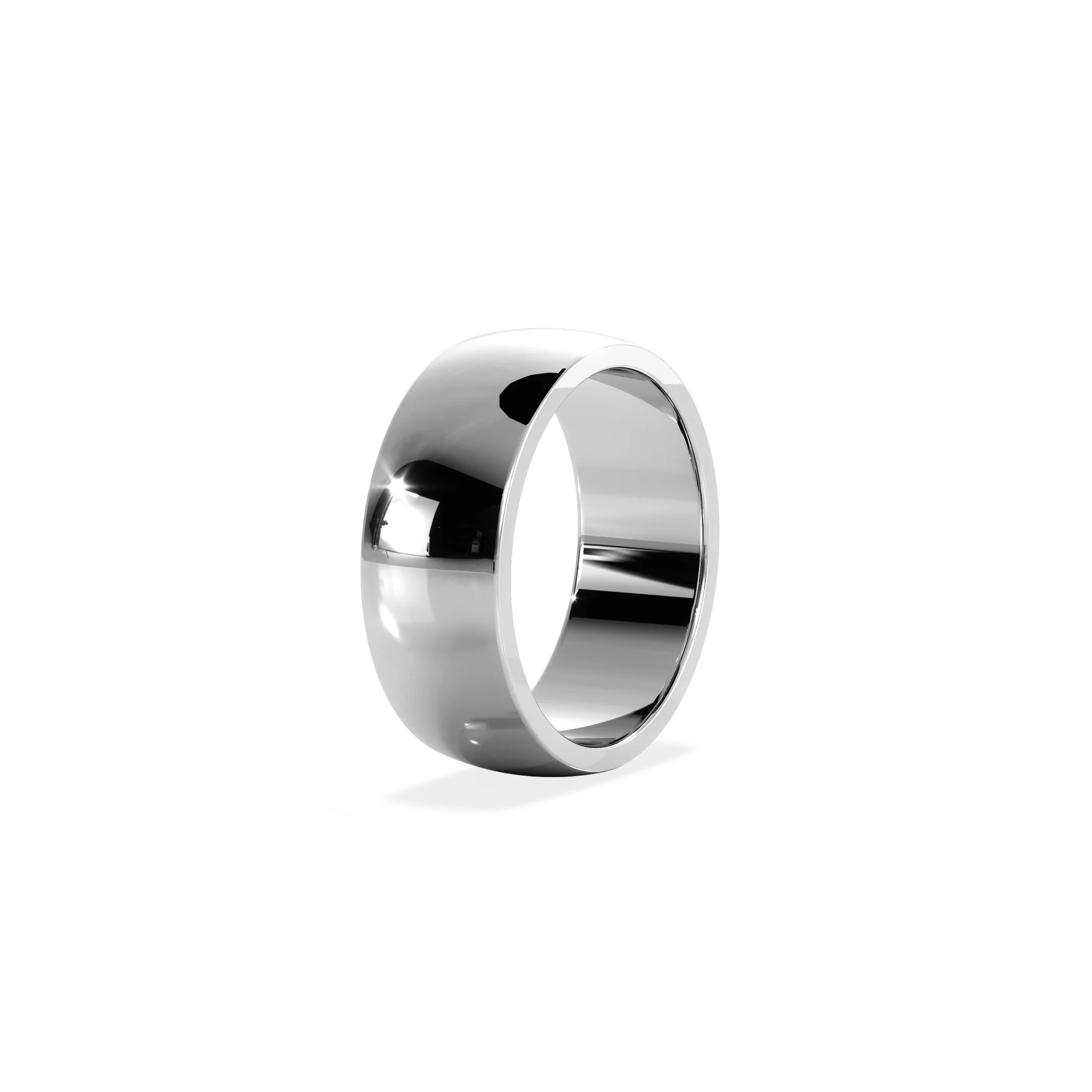 Anillo Classy white gold 6mm Bright