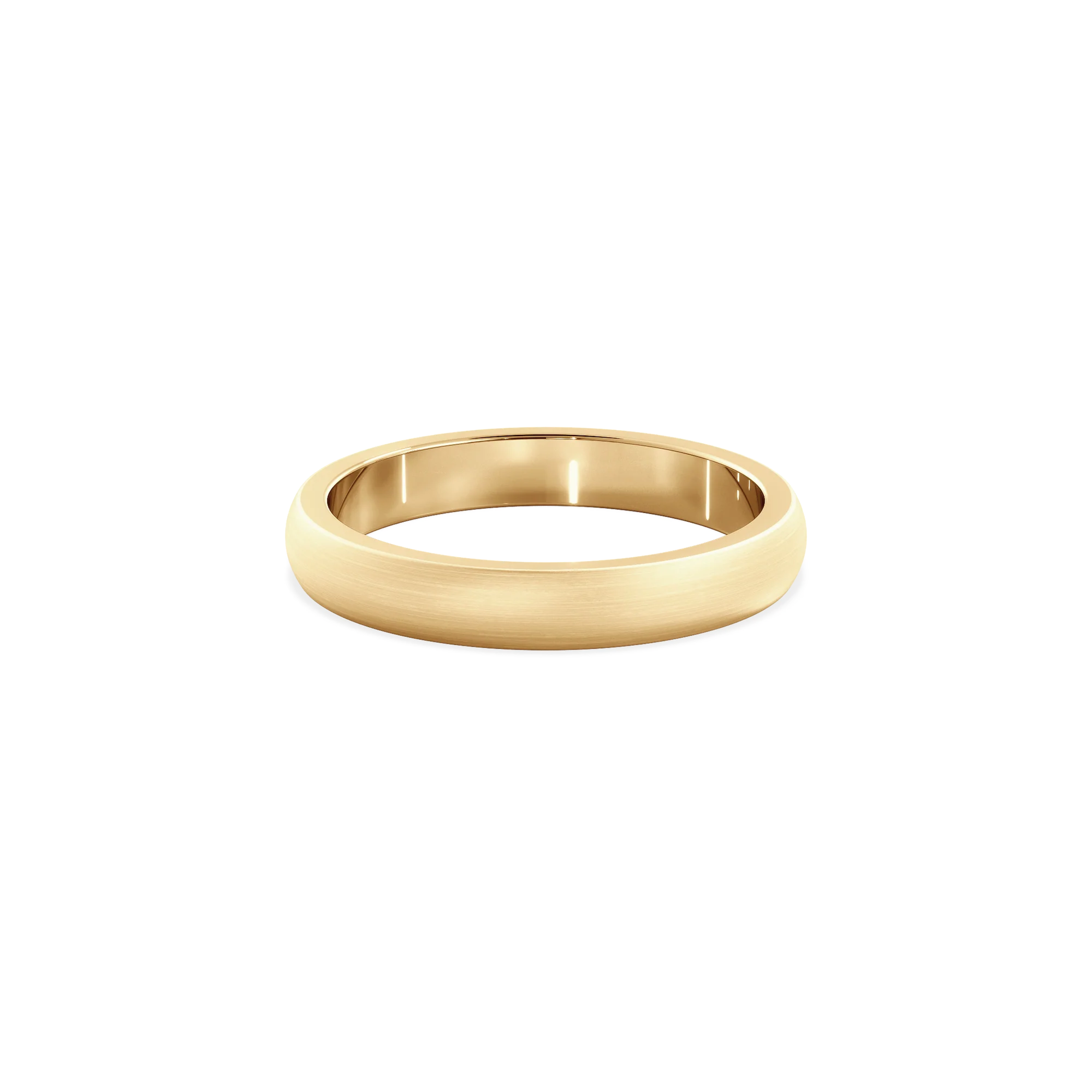 Anillo Classy gold 3mm Matte
