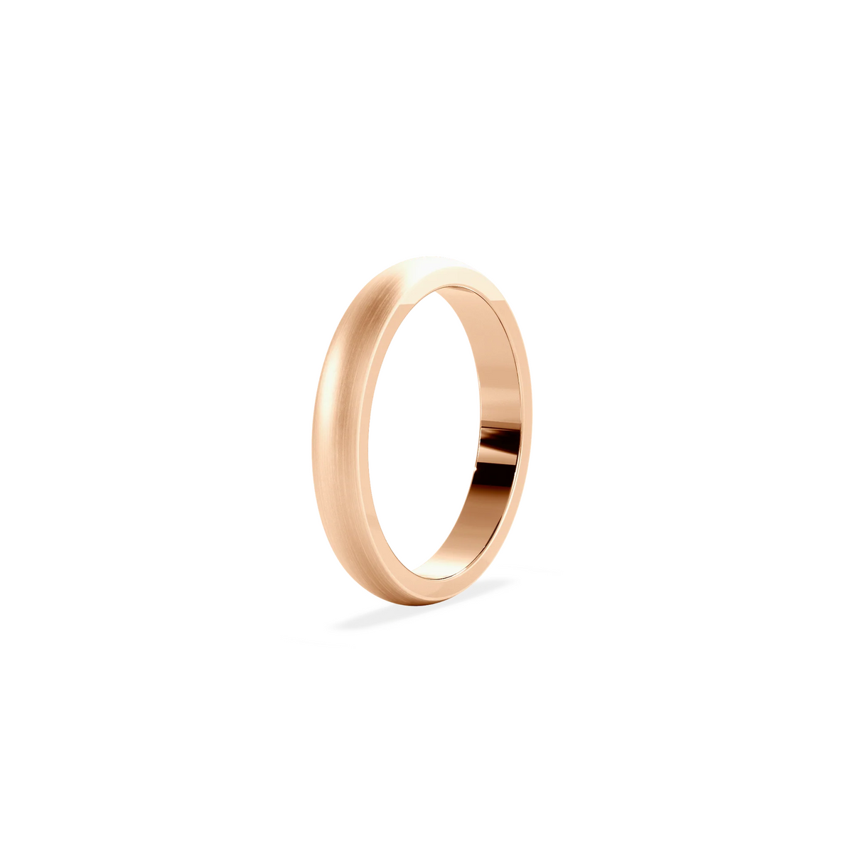 Anillo Classy rose gold 3mm Matte