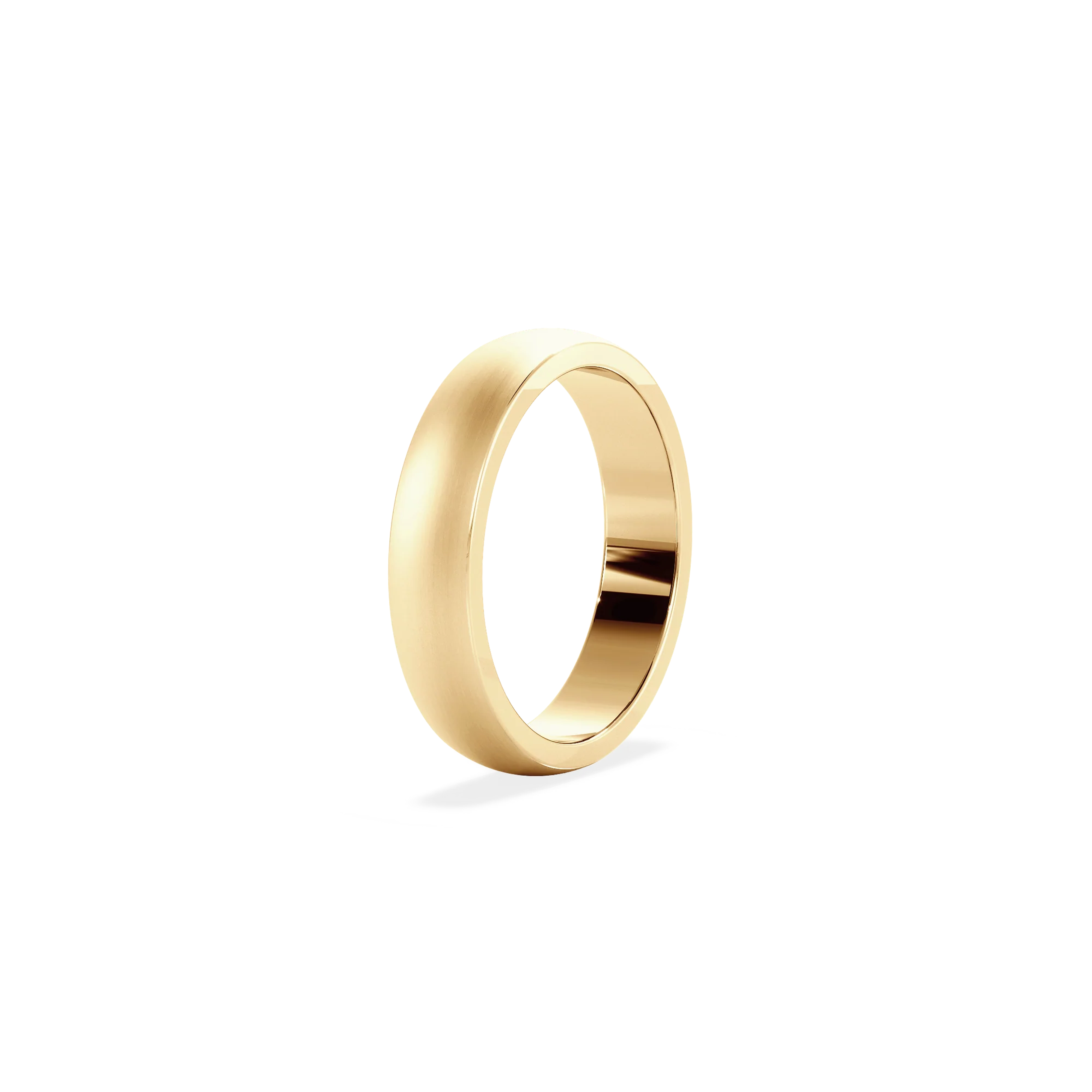 Anillo Classy gold 4mm Matte