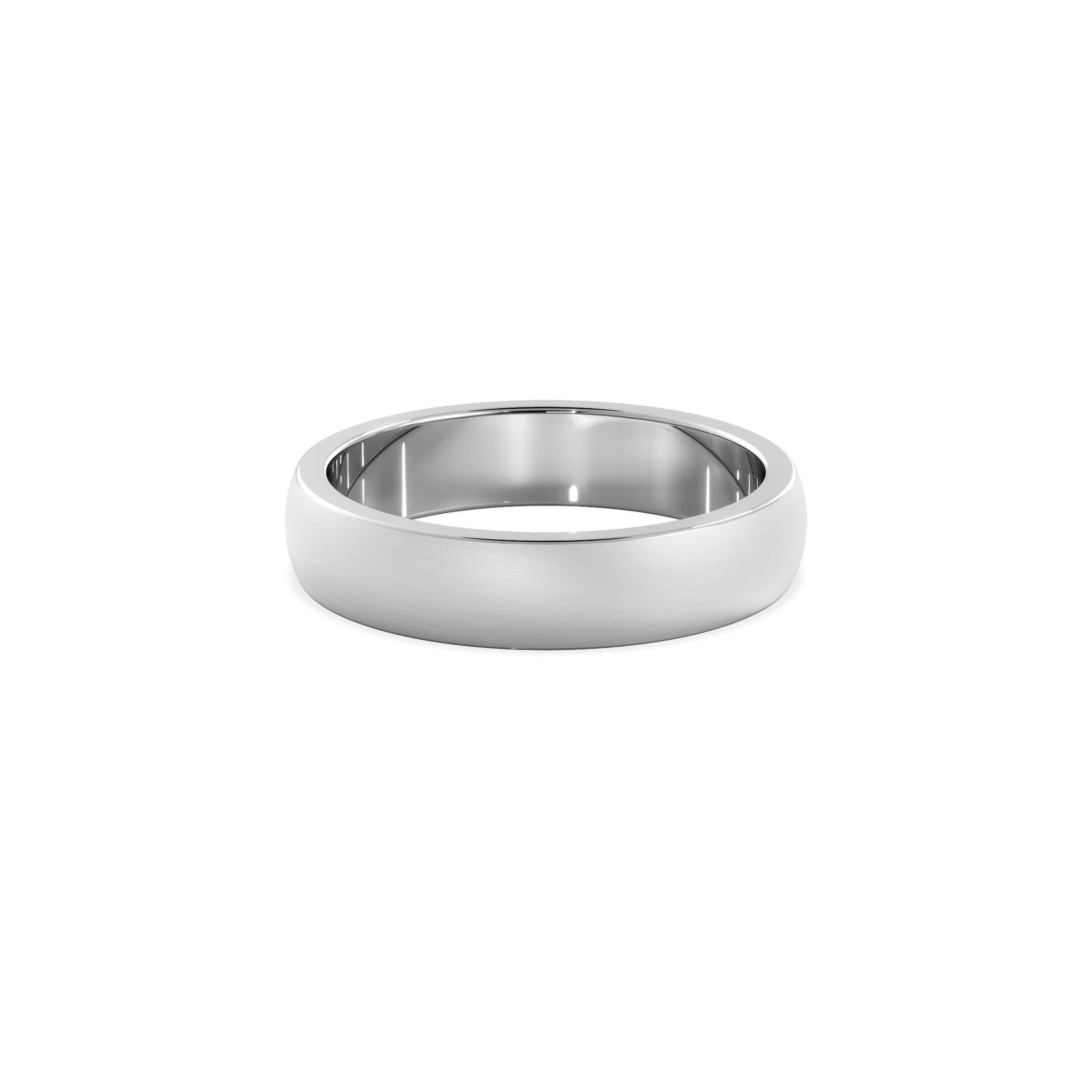 Anillo Classy Silver 4mm Matte