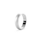 Anillo Classy Silver 4mm Matte