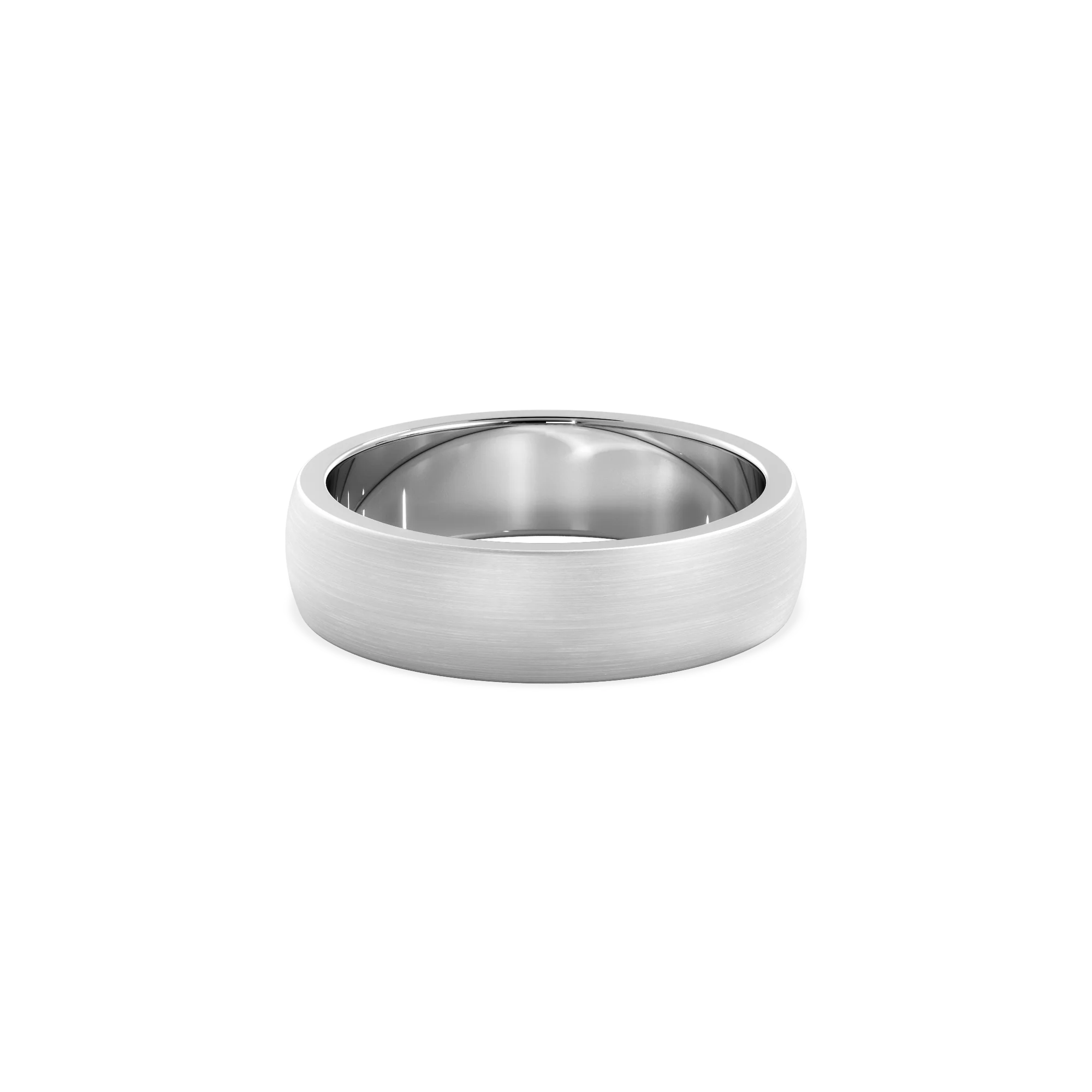 Anillo Classy Silver 5mm Matte