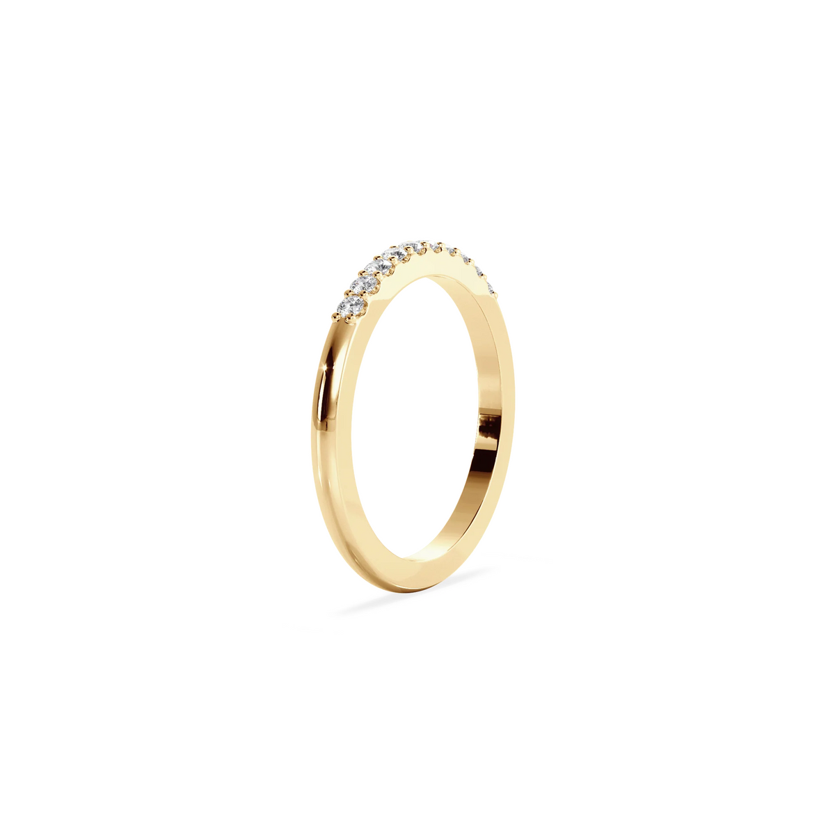 Anillo Destello Gold 1/4 de Pavé