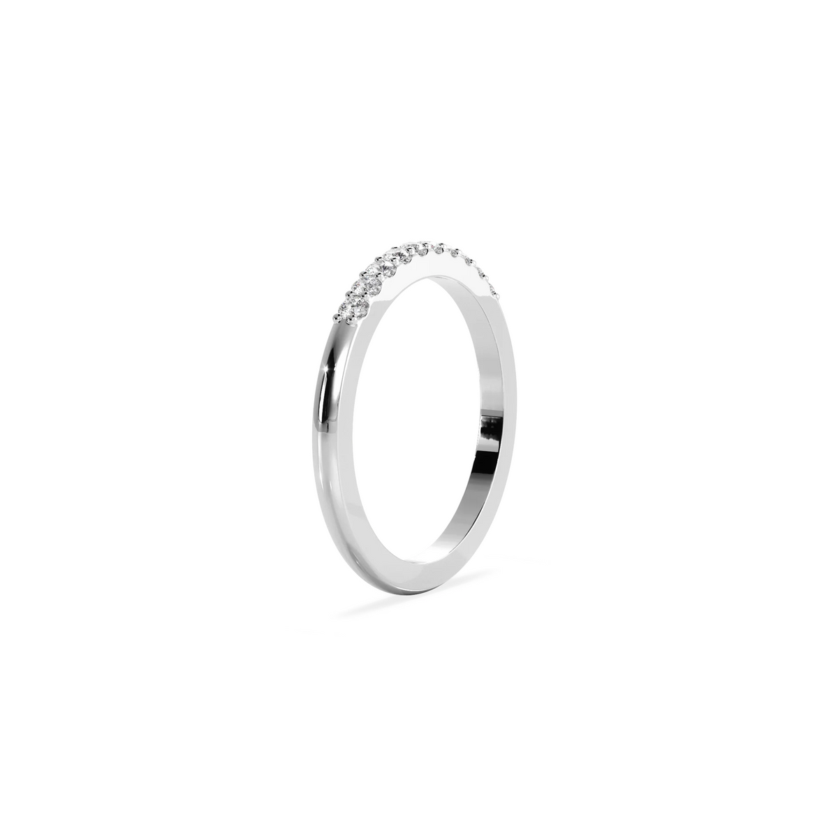 Anillo Destello Silver 1/4 de pavé