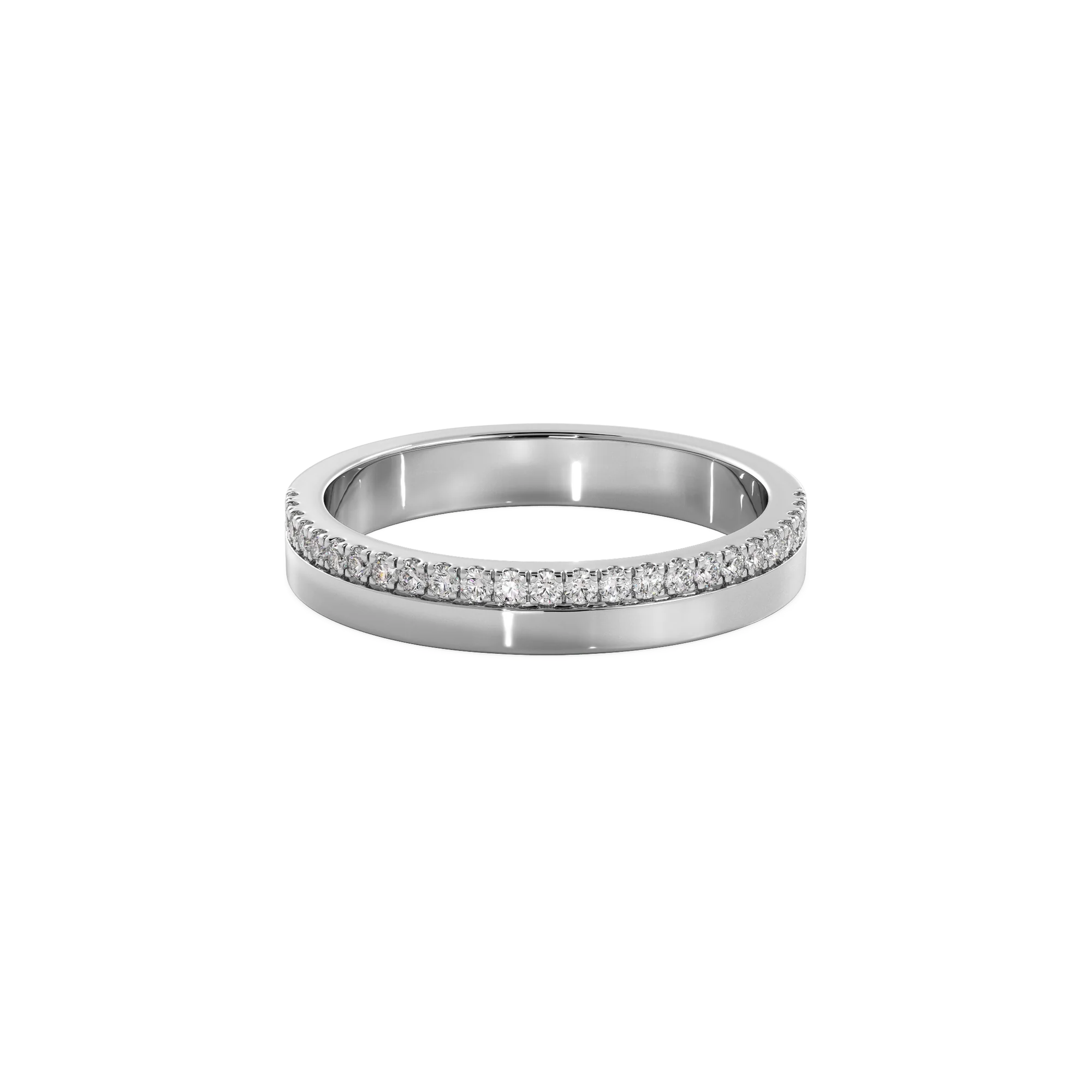 Anillo Destello white gold doble