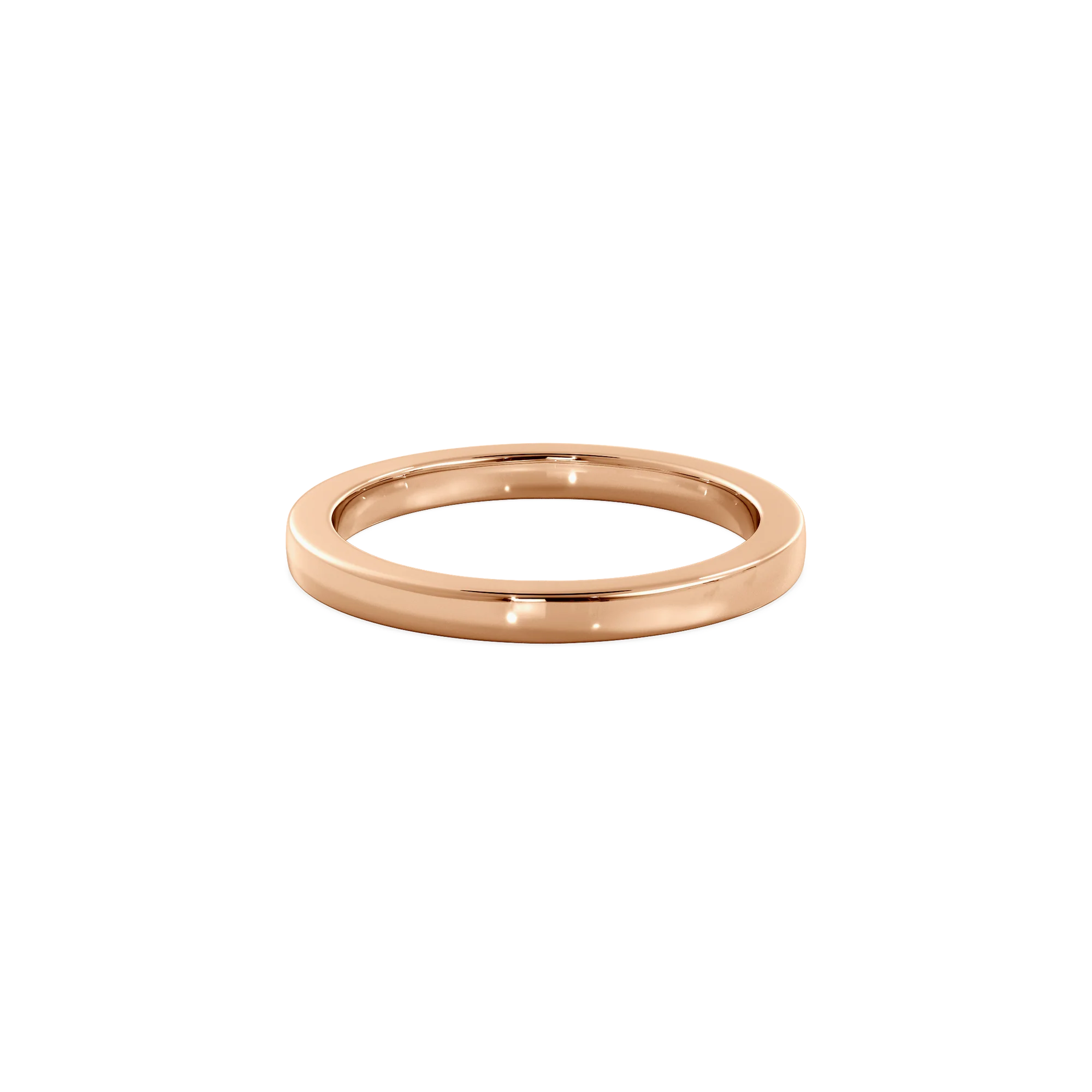 Anillo Lite rose gold 2mm Bright