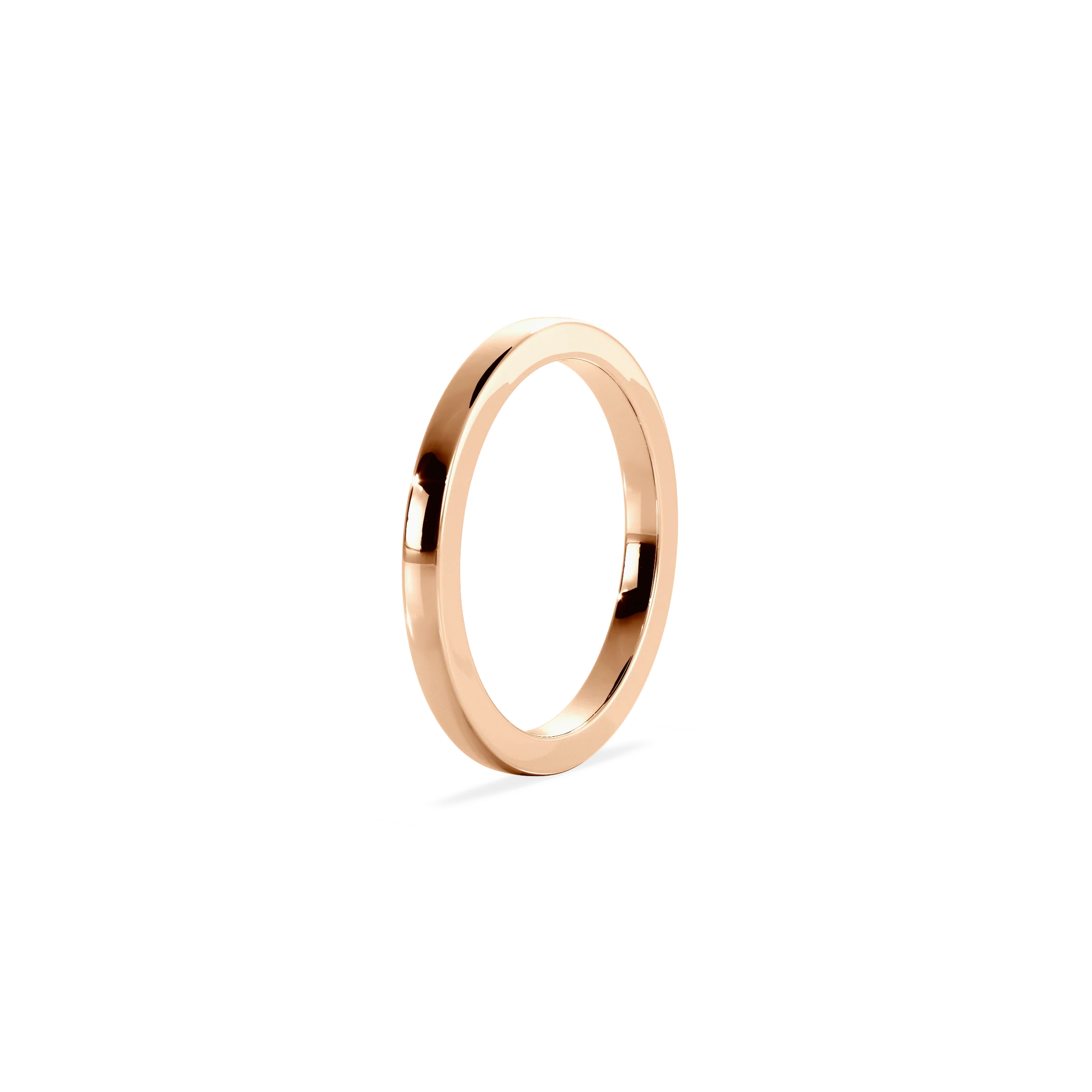 Anillo Lite rose gold 2mm Bright