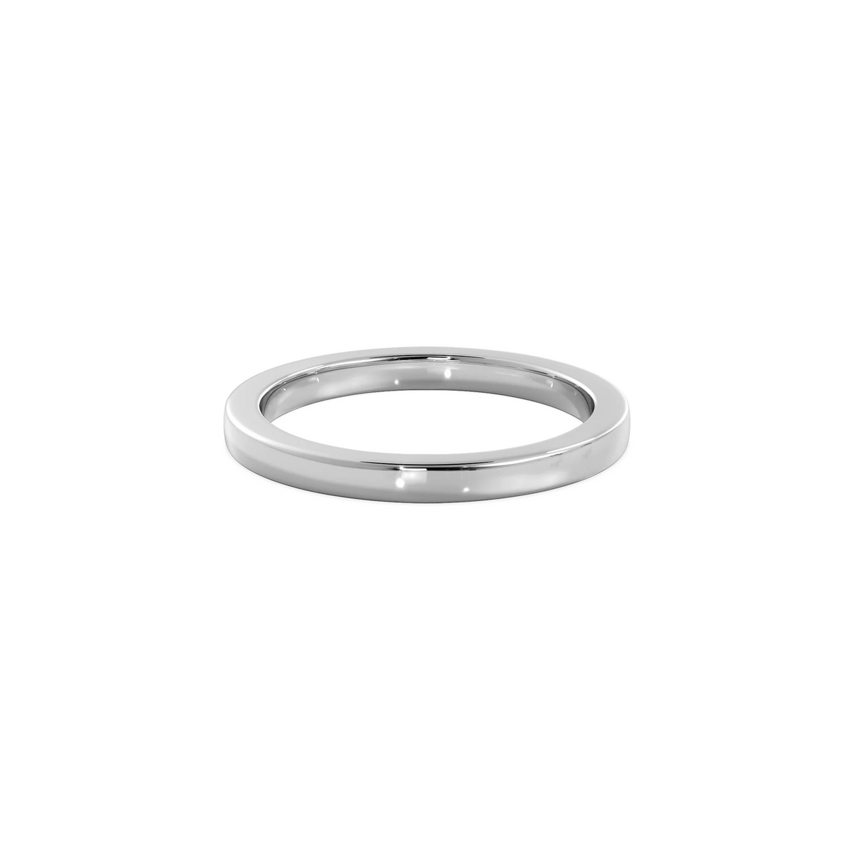 Anillo Lite Silver 2mm Bright