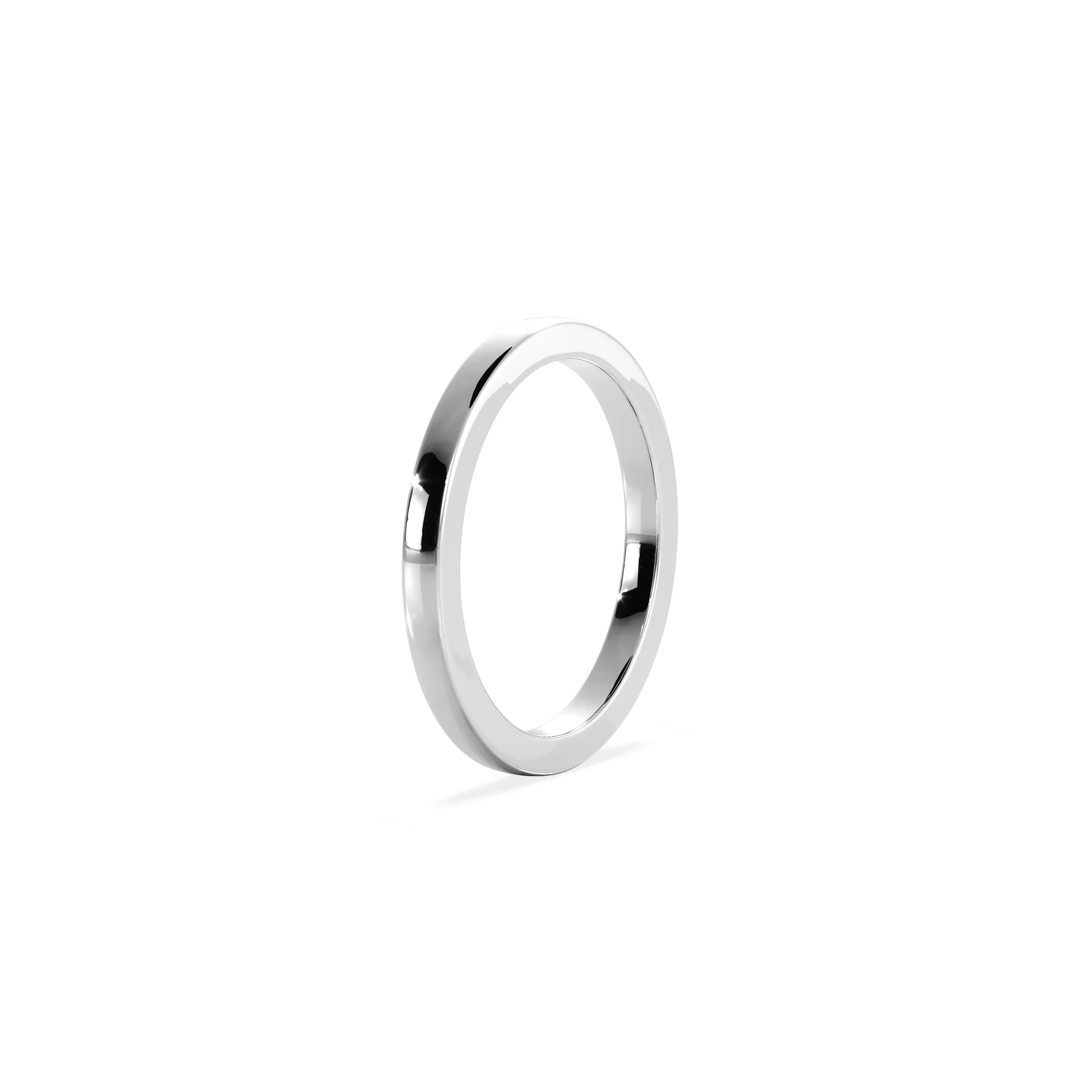 Anillo Lite Silver 2mm Bright