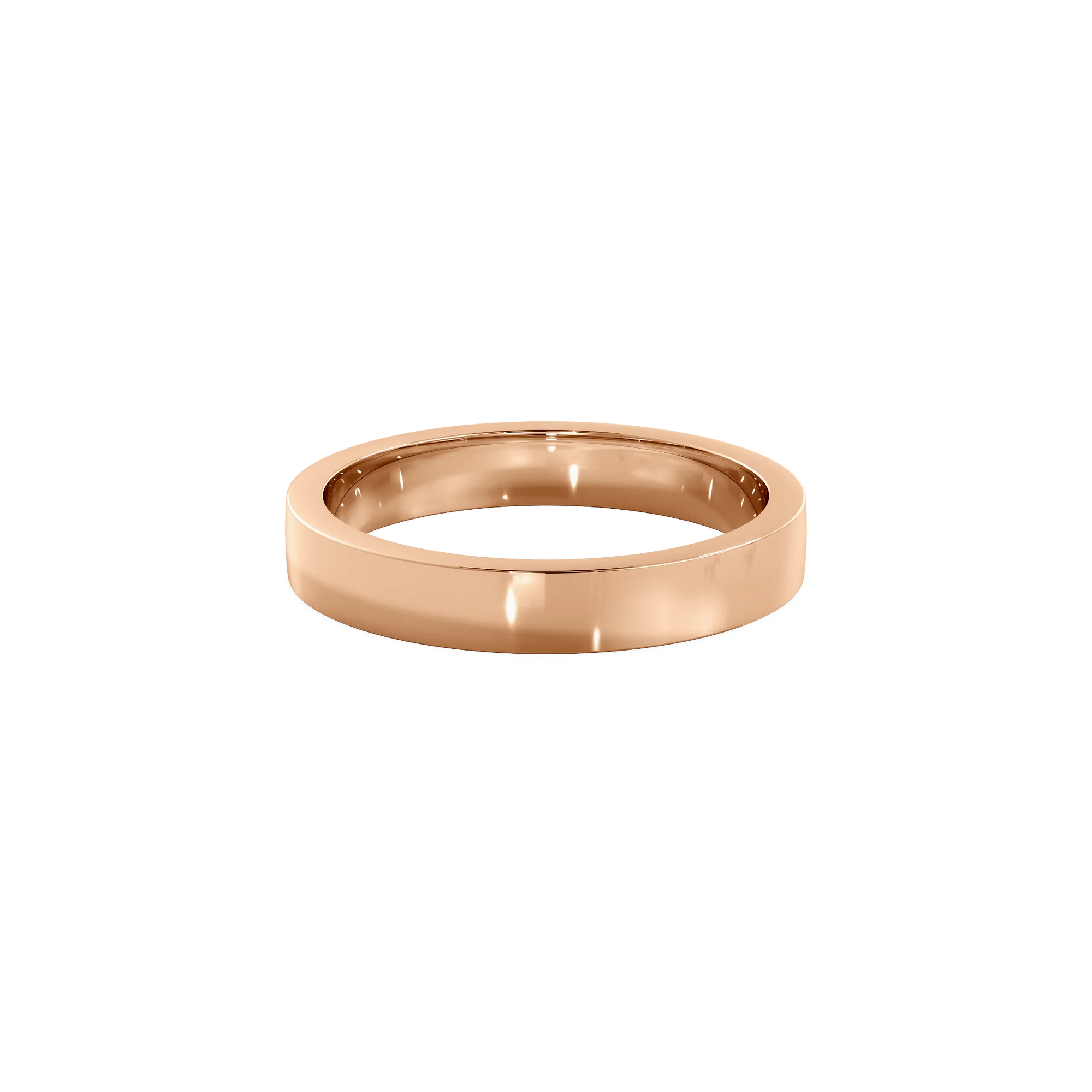 Anillo Lite rose gold 3mm Bright