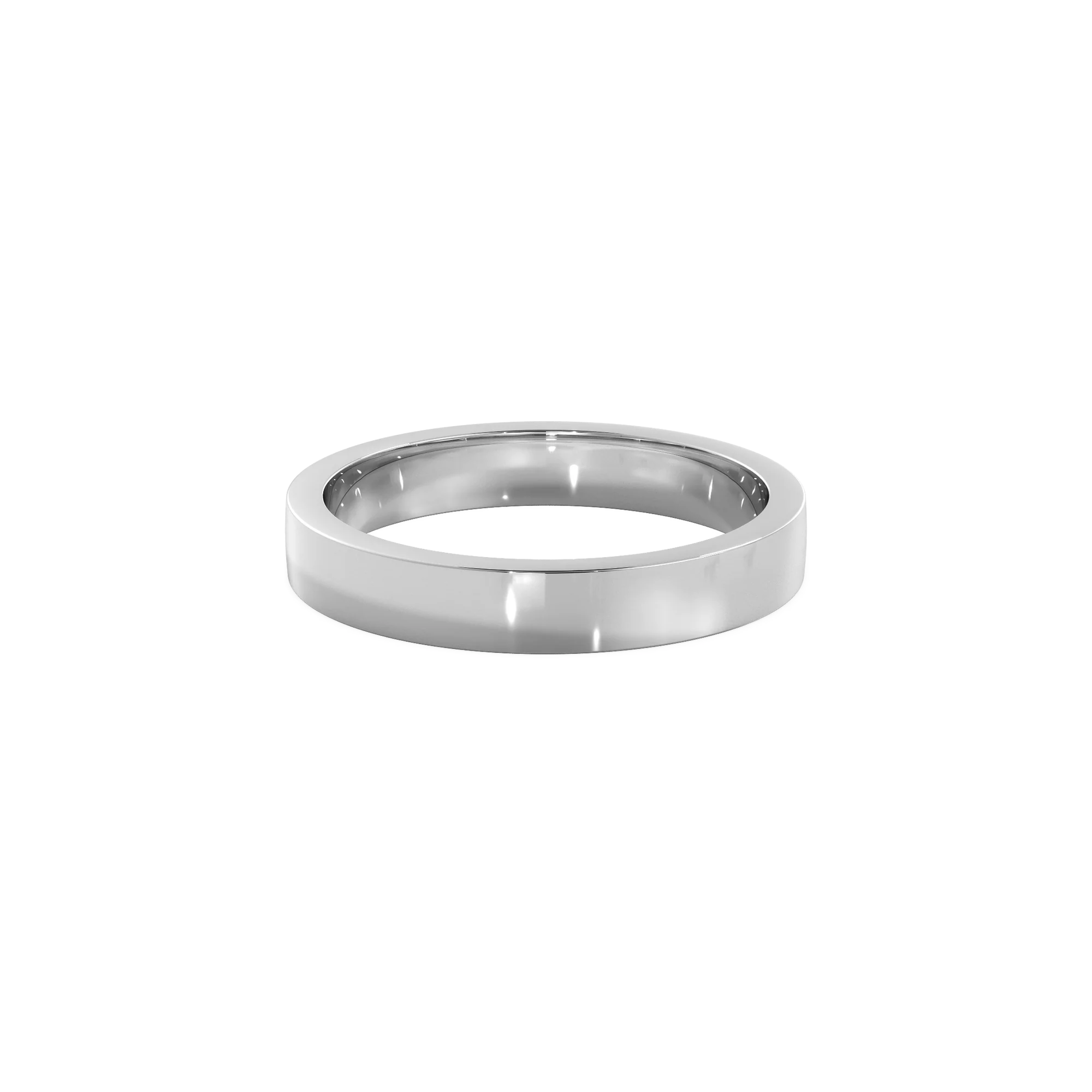 Anillo Lite white gold 3mm Bright