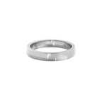 Anillo Lite white gold 3mm Bright