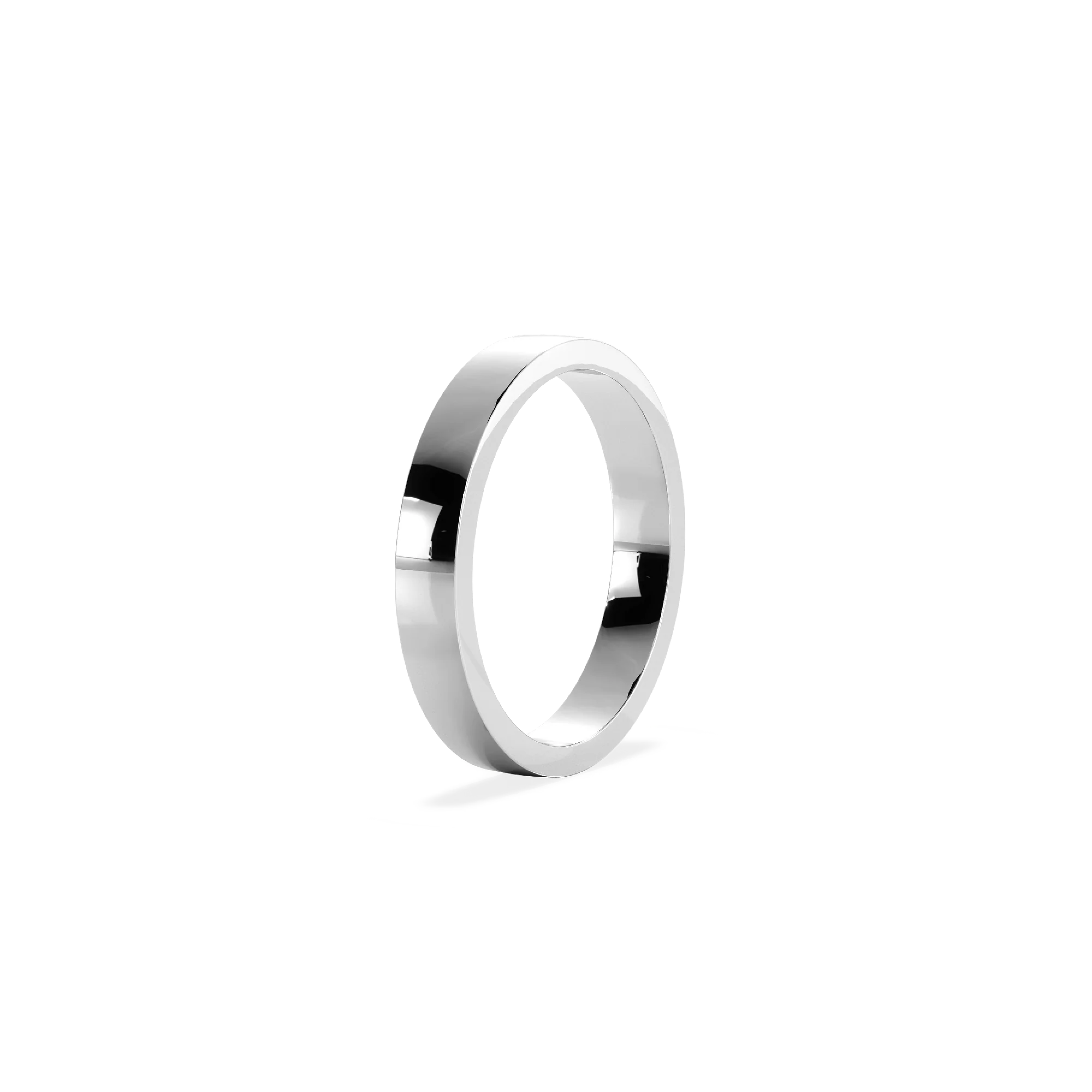 Anillo Lite white gold 3mm Bright