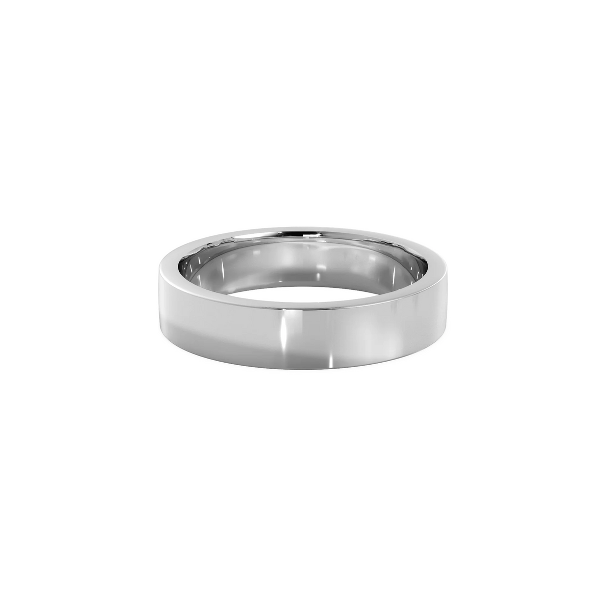 Anillo Lite white gold 4mm Bright