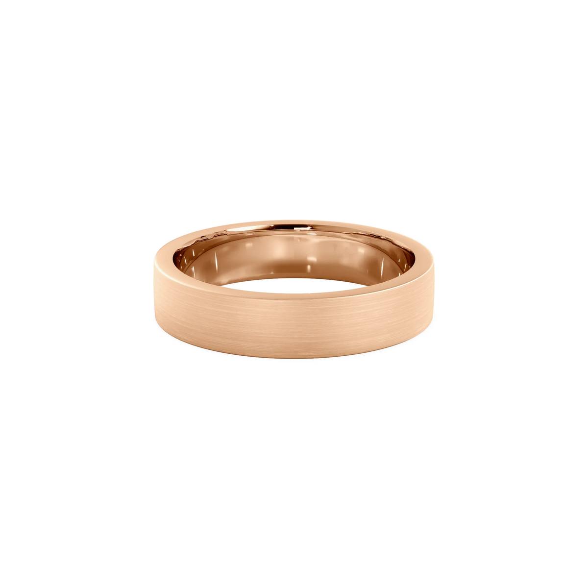 Anillo Lite rose gold 4mm Matte