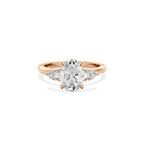 Trinity Oval rose gold