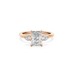 Trinity Radiant rose gold