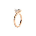 Trinity Oval rose gold